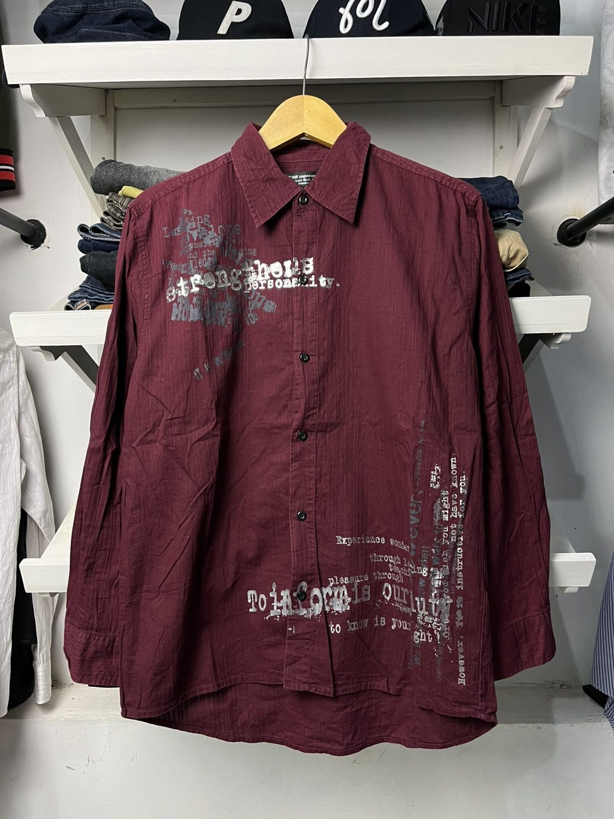Japanese Brand 2000s ifsixwasnine punk style shirt Size US M / EU 48-50 / 2 - 1 Thumbnail