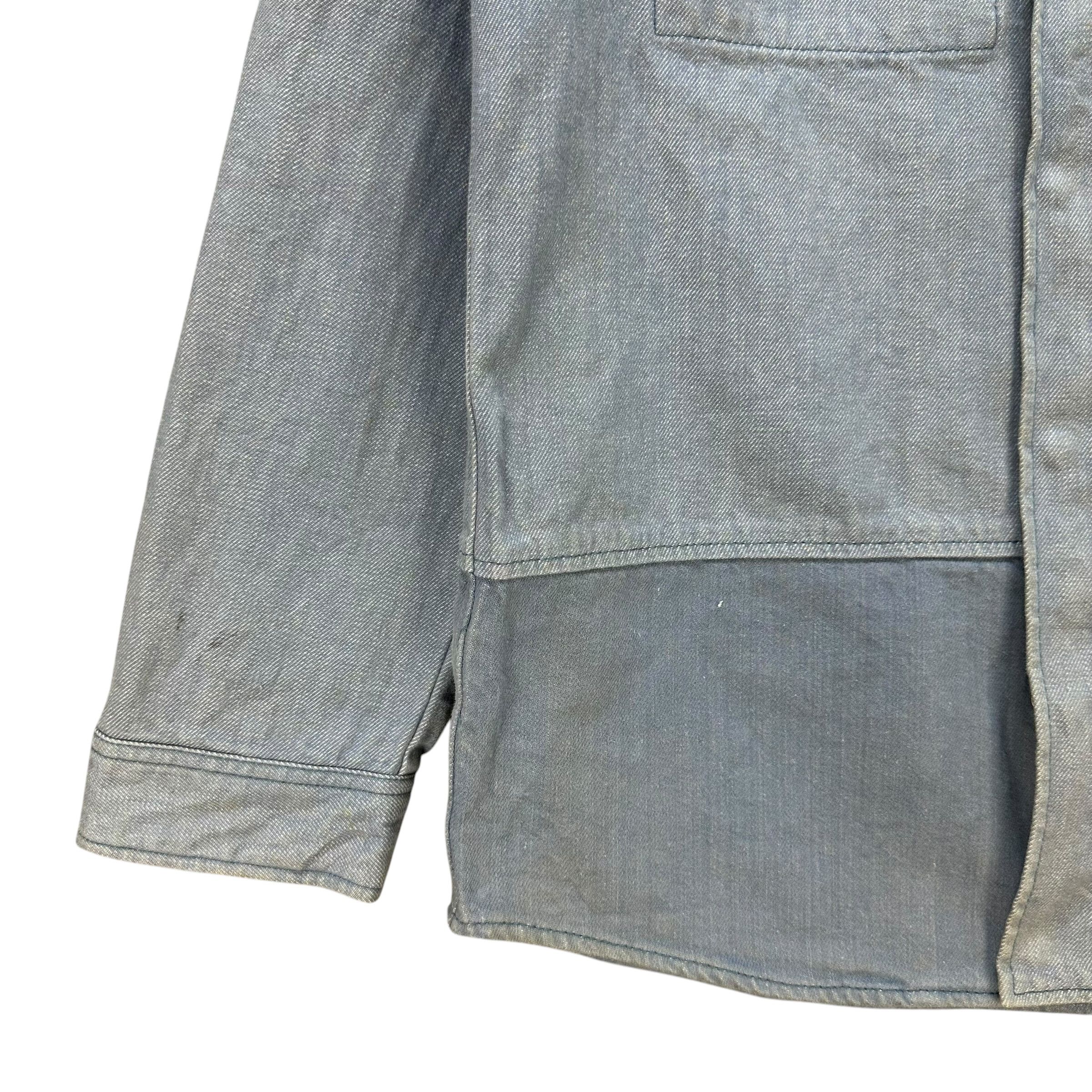 Marithe + Francois Girbaud Vintage MFG Stand Collar Selvedge Denim Jacket #A80-1918 Size US M / EU 48-50 / 2 - 4 Thumbnail