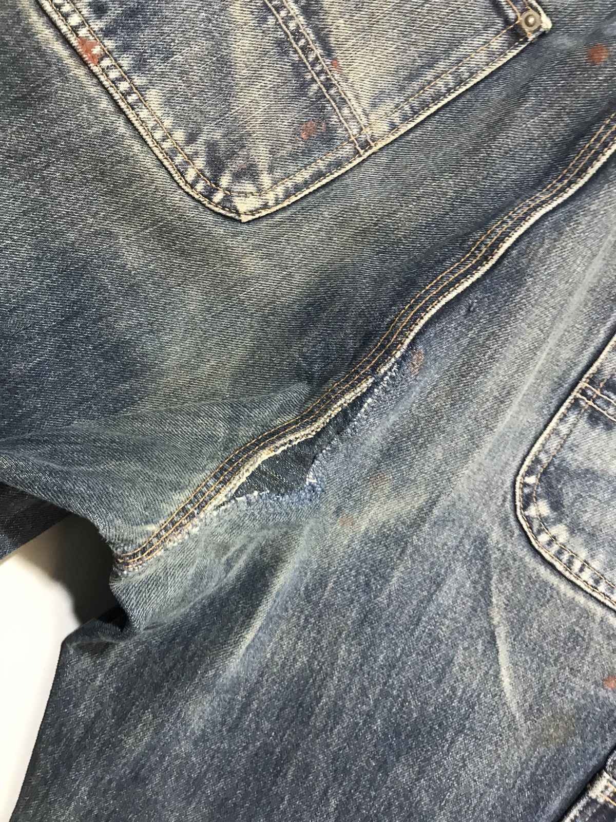 Carhartt Vintage Carhartt repaired double knee workwear denim Size US 38 / EU 54 - 14 Thumbnail