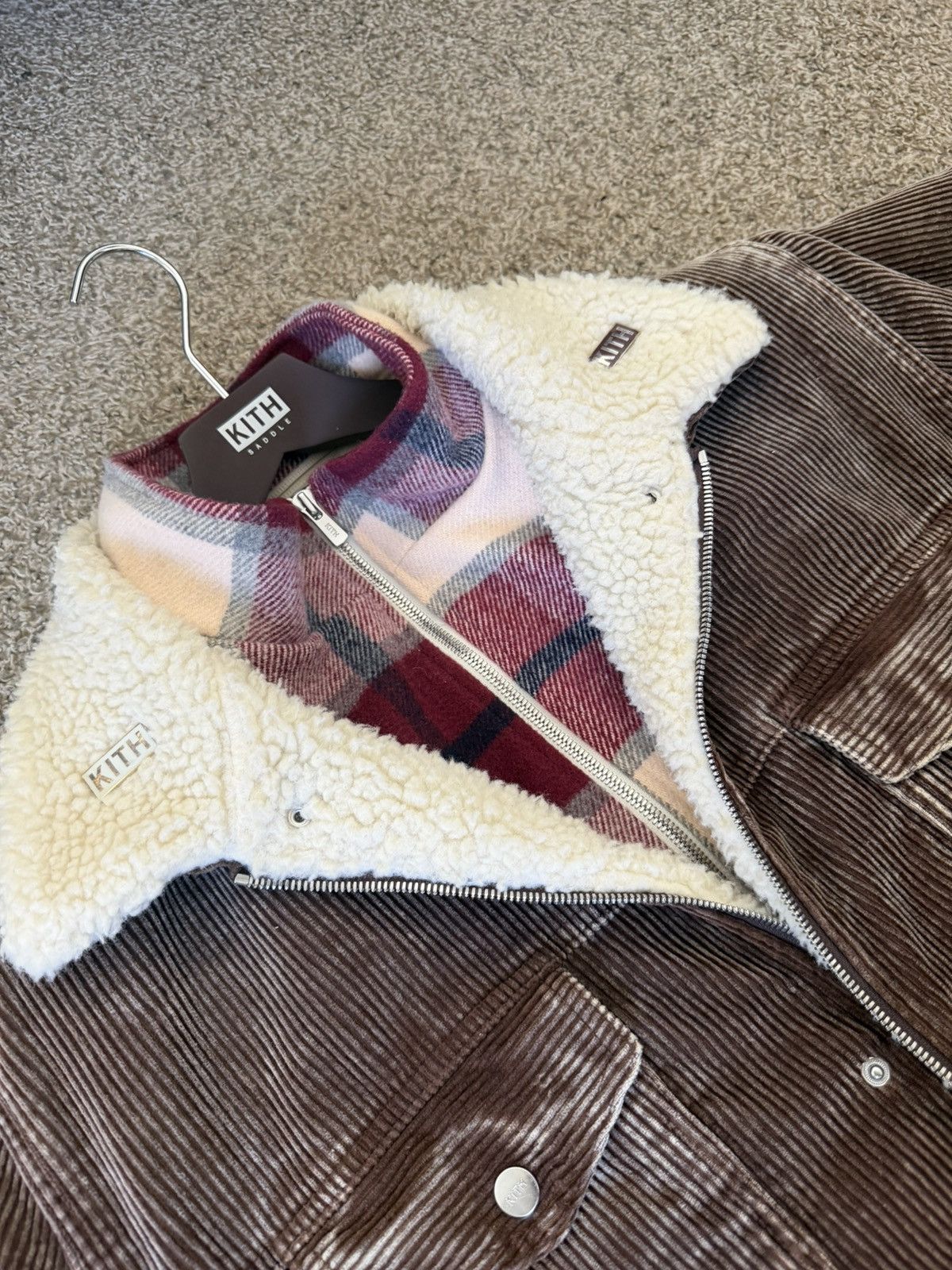 Kith RARE Kith removable flannel corduroy Sherpa jacket Size US L / EU 52-54 / 3 - 2 Thumbnail