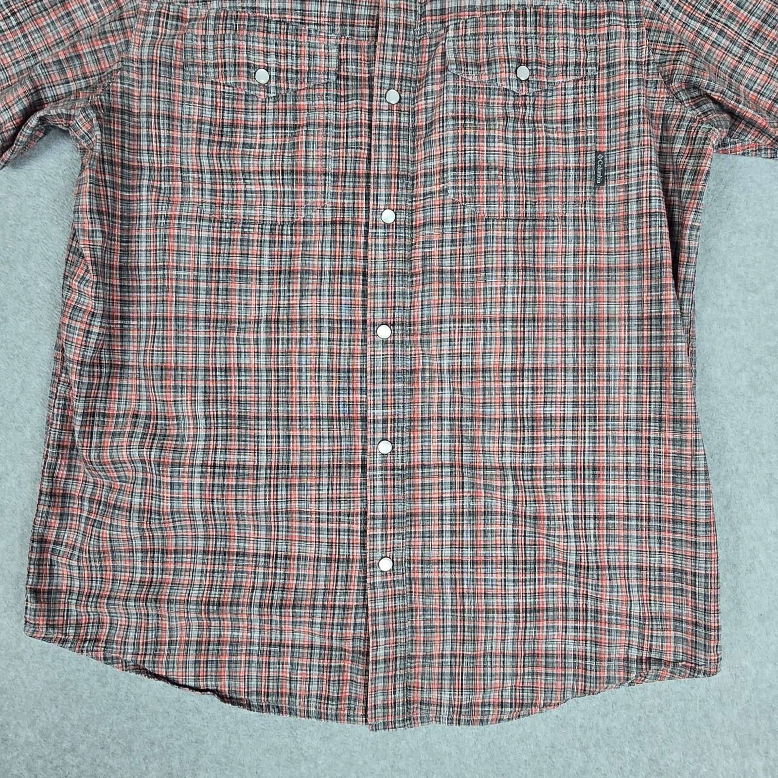 Columbia Columbia Medium Short Sleeve Plaid Pearl Snap Shirt Size US M / EU 48-50 / 2 - 6 Thumbnail