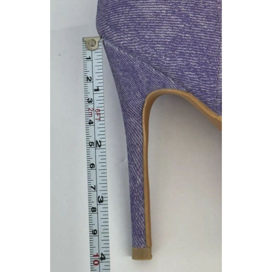 Other KAYLEEN / Net-26 / Purple / Rhinestone / Pointed-Toe High He Size US 7.5 / IT 37.5 - 5 Thumbnail