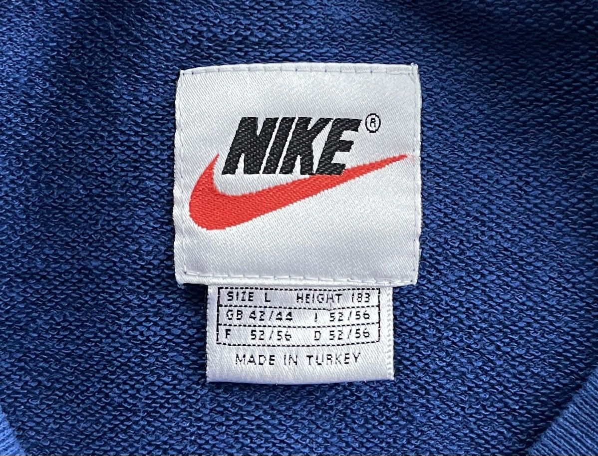 Nike × Vintage Nike Logo Drill Jacket Sweatshirt Men's Size L Size US L / EU 52-54 / 3 - 4 Thumbnail