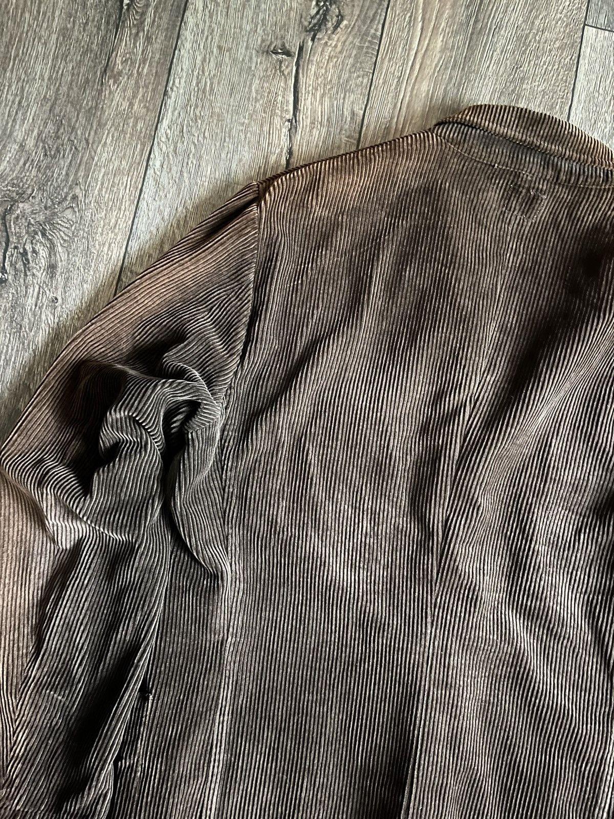 C.P. Company × Massimo Osti Vintage 00s C.P. Company 3 Buttons Velvet Italian Blazer Size 52R - 12 Thumbnail