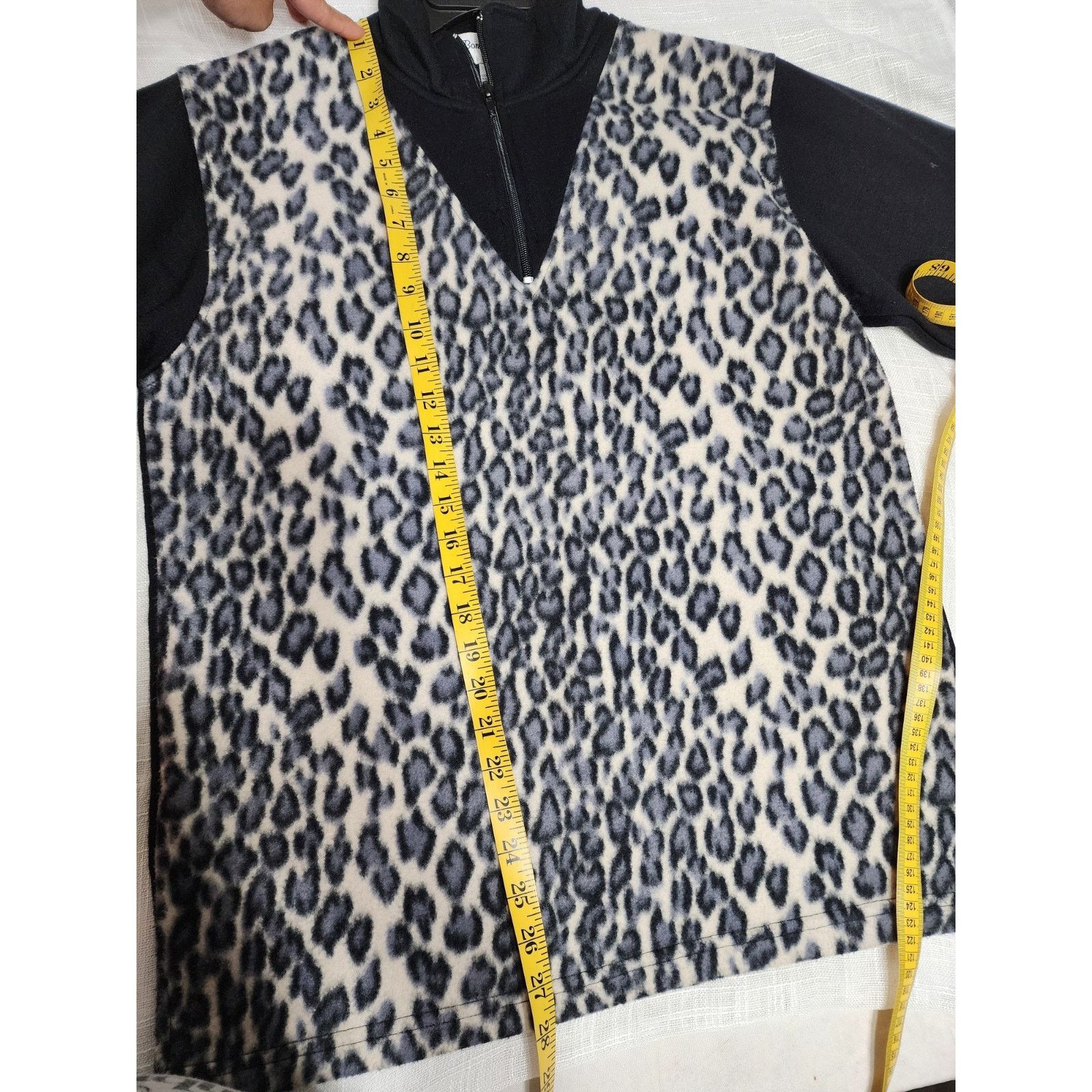 Other Vintage Bonnie Evans Leopard print fleece pullover Women's S Size S / US 4 / IT 40 - 2 Thumbnail
