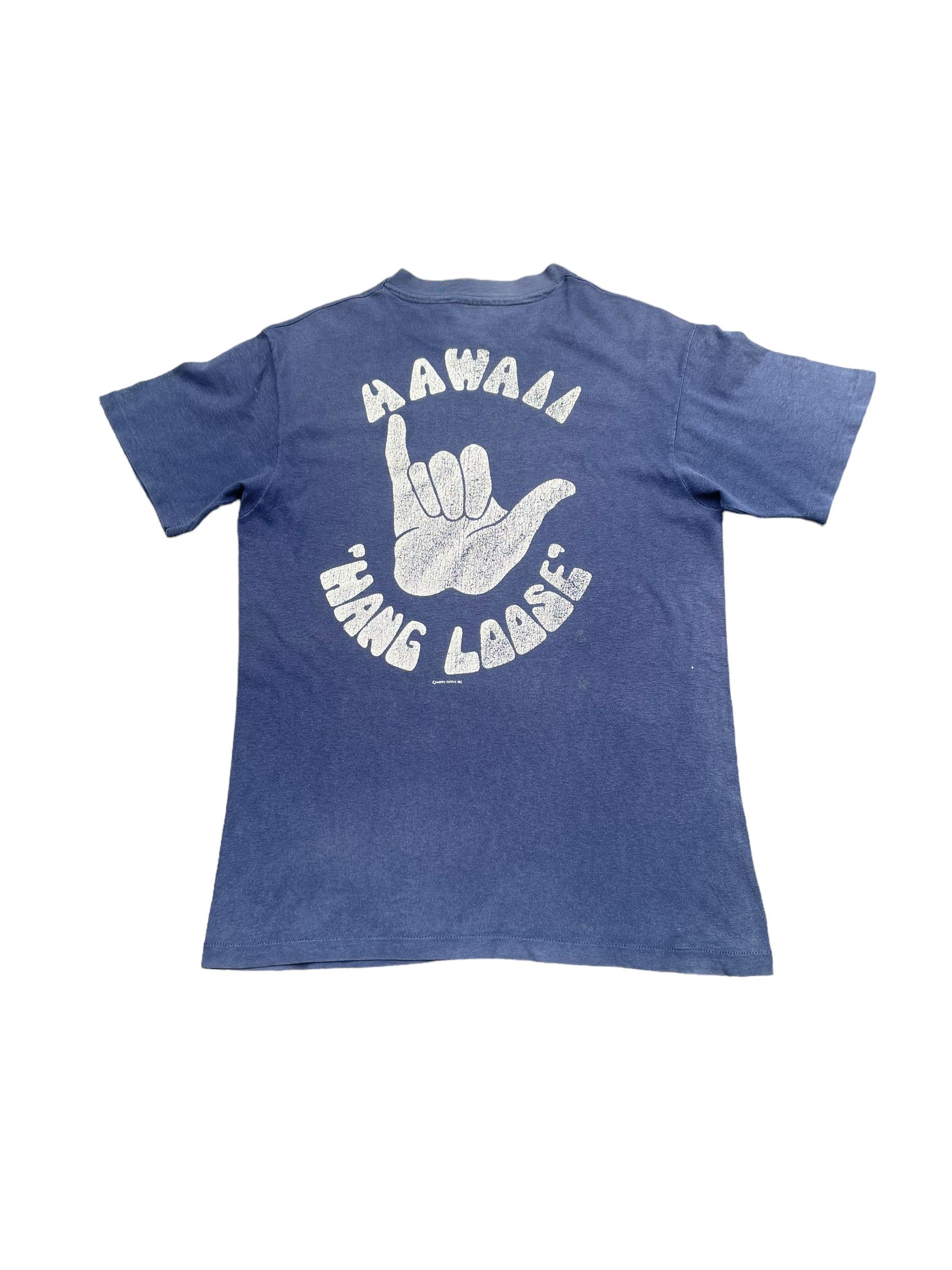Hanes Vintage Hang Loose Hawaii Faded Wash Tshirt Size US M / EU 48-50 / 2 - 1 Thumbnail