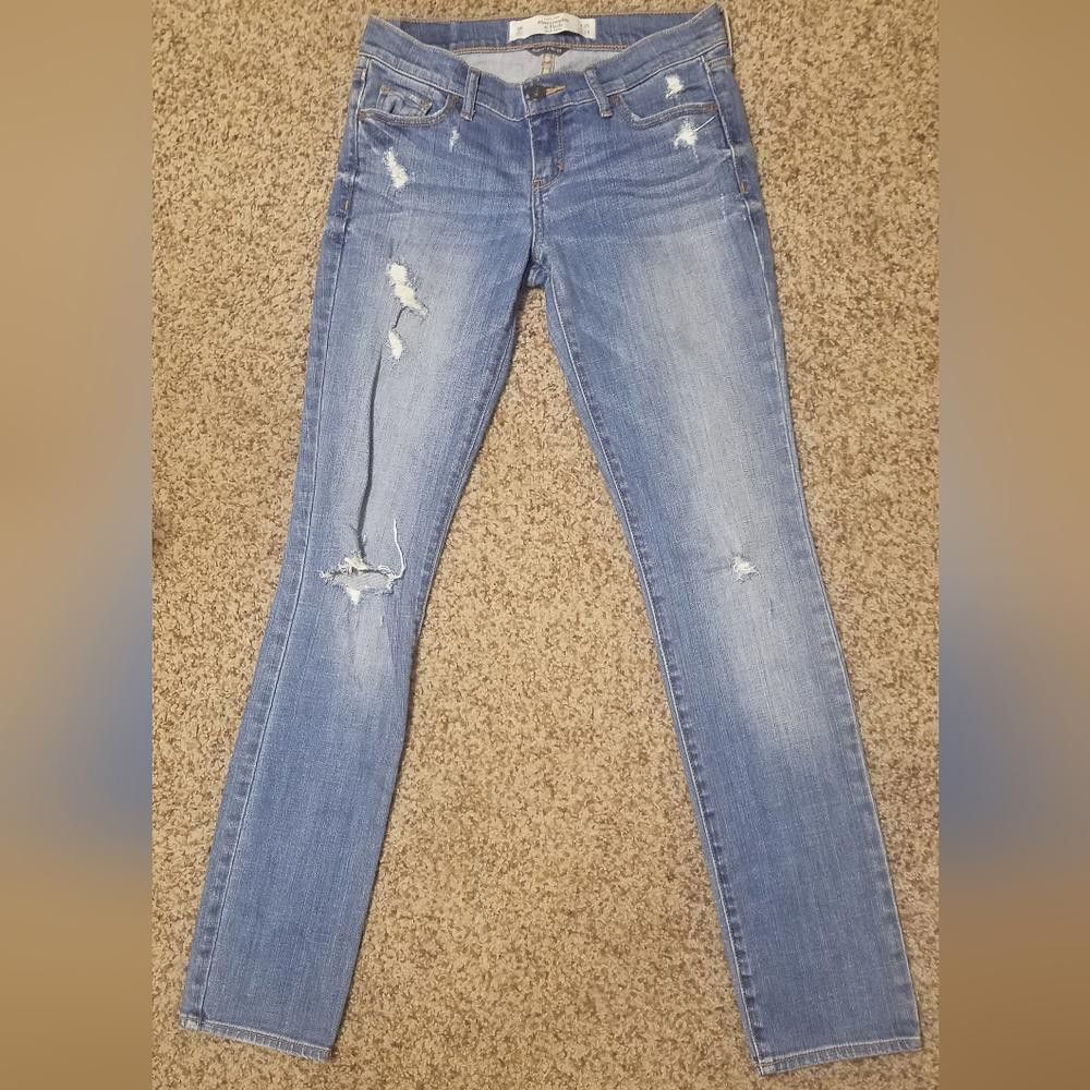 Abercrombie & Fitch Abercrombie & Fitch Women's Perfect Stretch Jeans 0R Size 25" / US 0 / IT 36 - 2 Thumbnail
