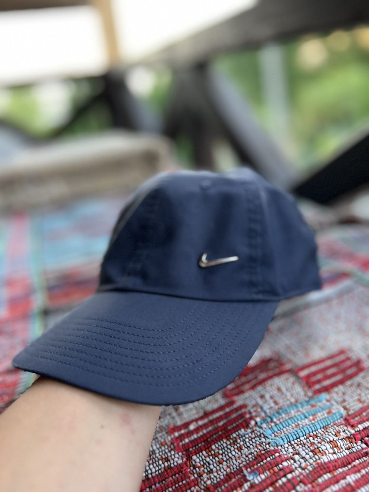 Nike Nike 5-Panel Navy Cap 💙🧢 | Mini Metal Swoosh Heat Hypebea Size ONE SIZE - 2 Thumbnail