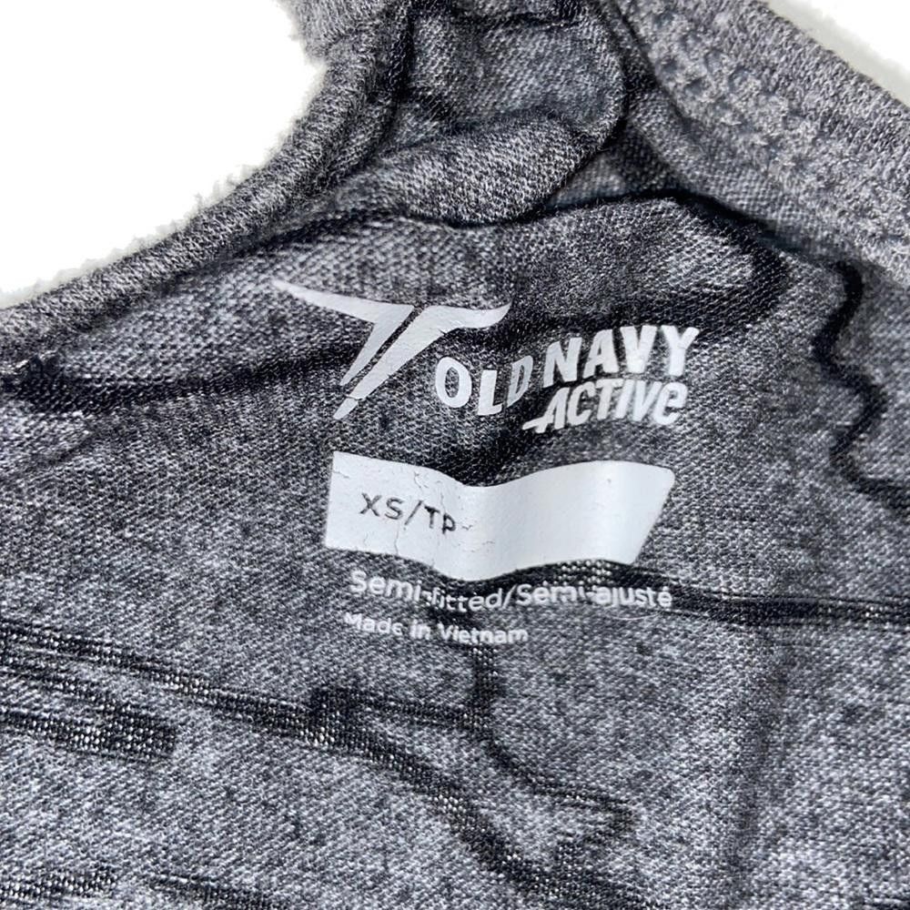 Old Navy Gray/Black Workout Tank Size XS Size ONE SIZE - 6 Thumbnail