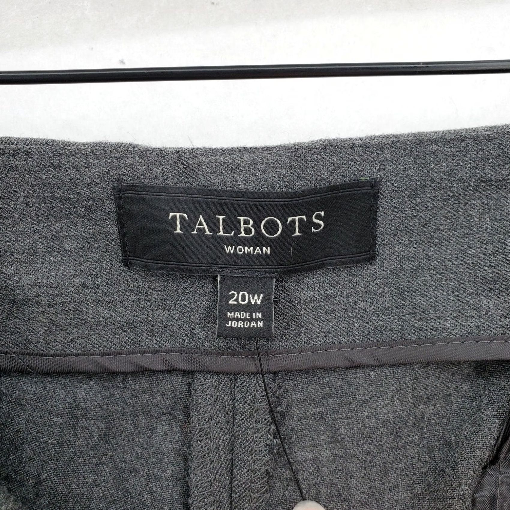 Talbots Talbots Pants Womens 20W Charcoal Gray Stretch Dress Work Elastic Waist Career Pants Size 42" / US 20 - 5 Thumbnail