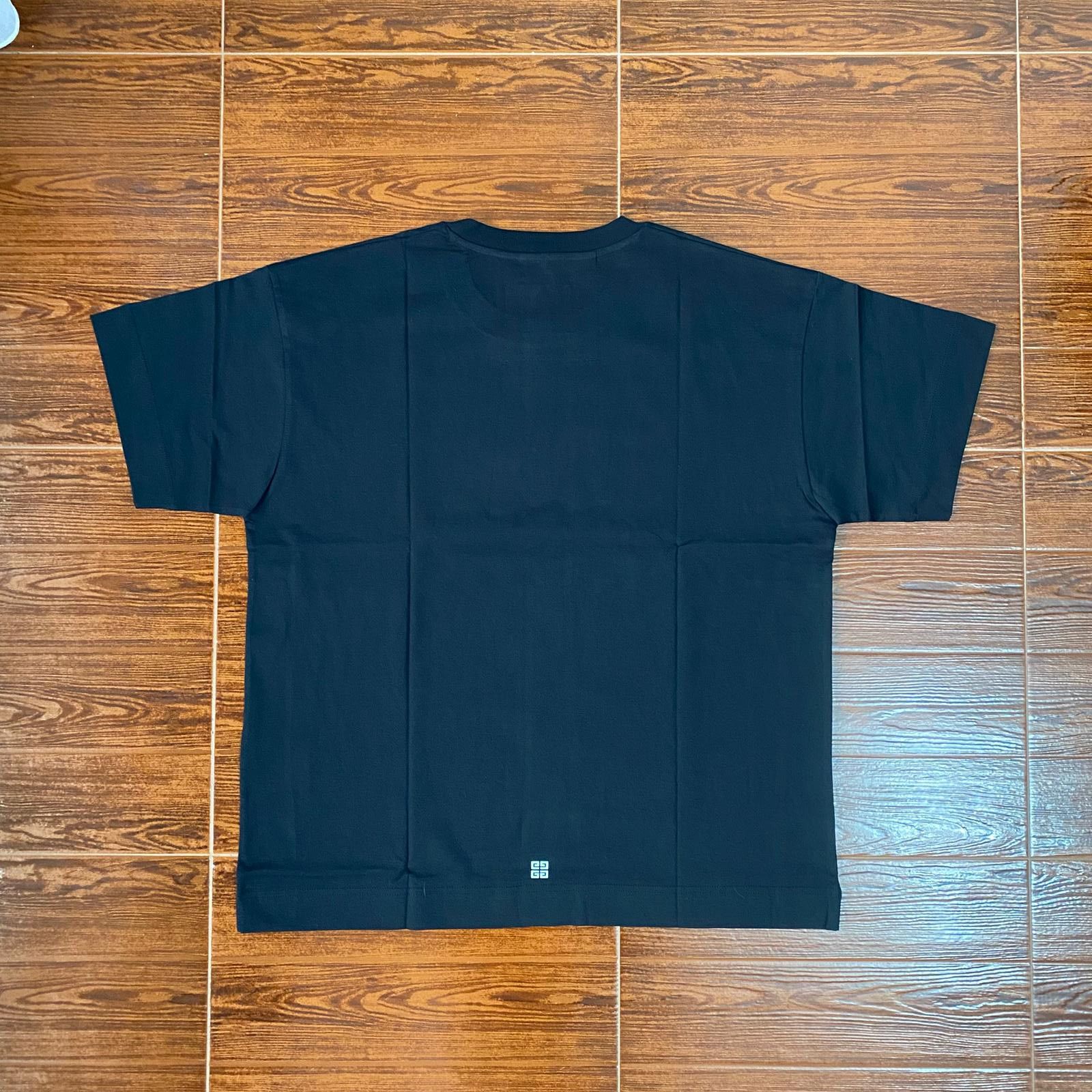 Givenchy Black Reflective Lightning Logo Oversized T-Shirt Size US L / EU 52-54 / 3 - 10 Thumbnail