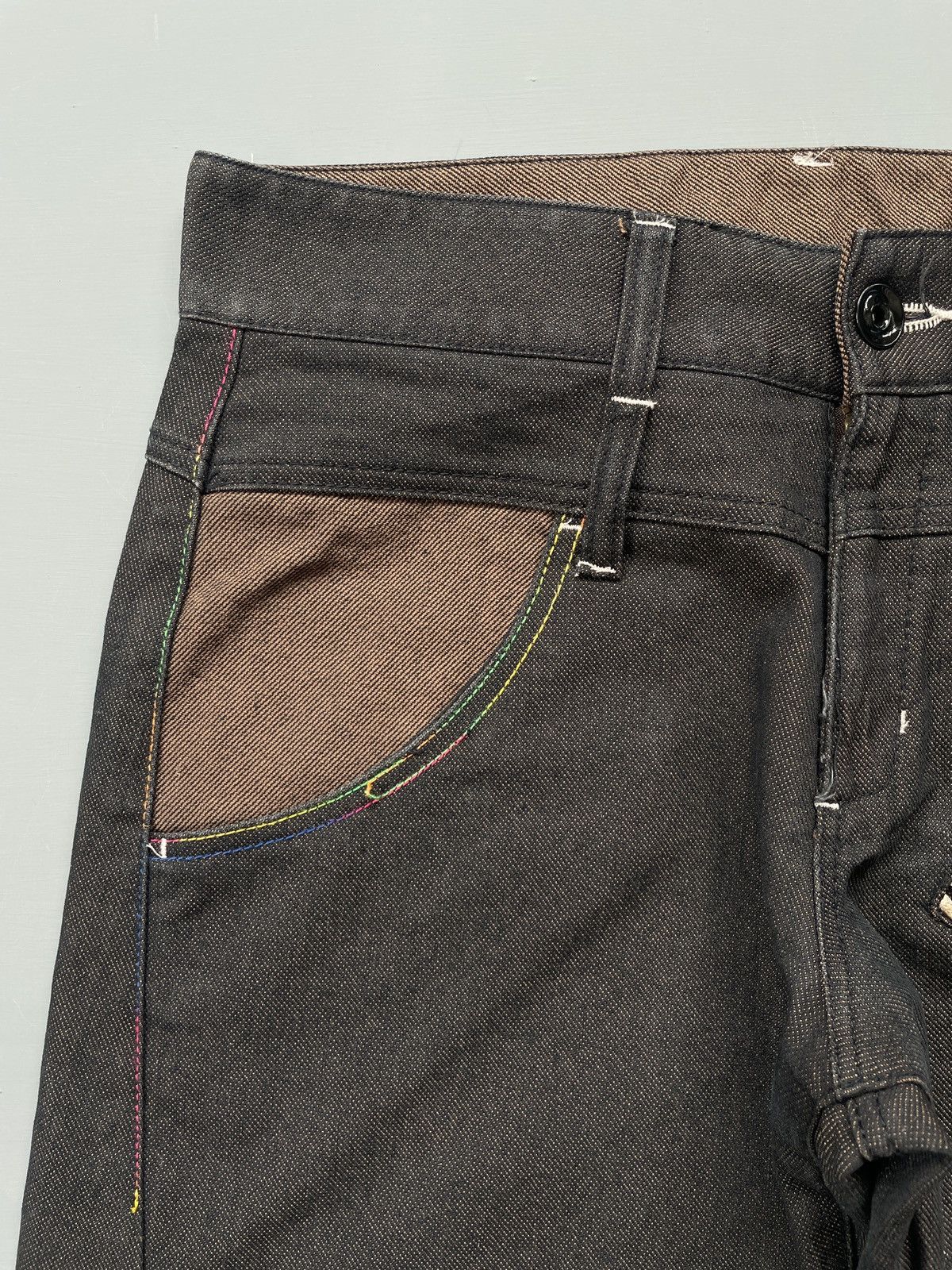 Japanese Brand Unbrand Straight Jeans (P121) Size US 31 - 6 Thumbnail