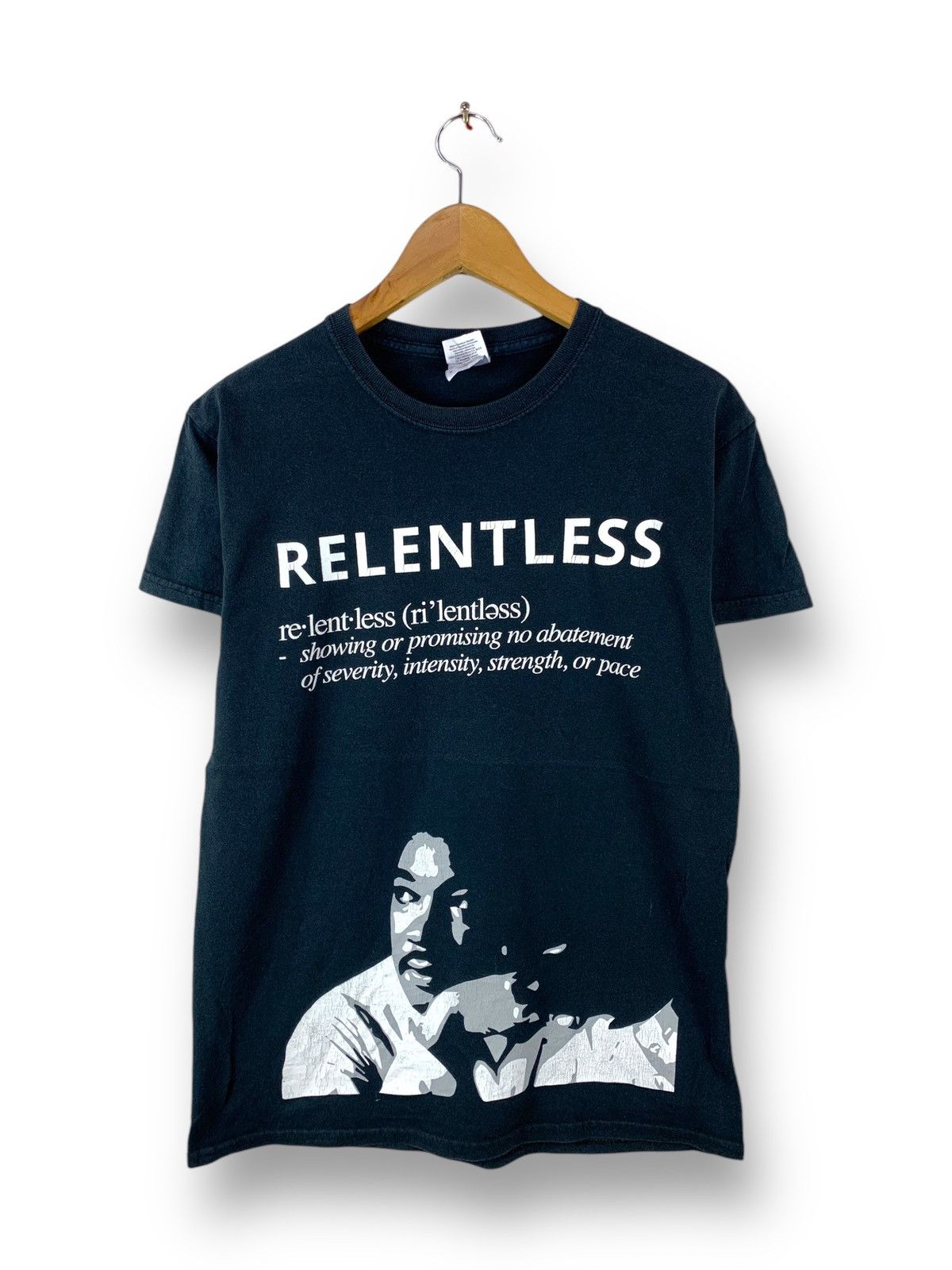 Vintage Steals! Martin Luther King Relentless Potrait Quote Tee Size US S / EU 44-46 / 1 - 1 Thumbnail