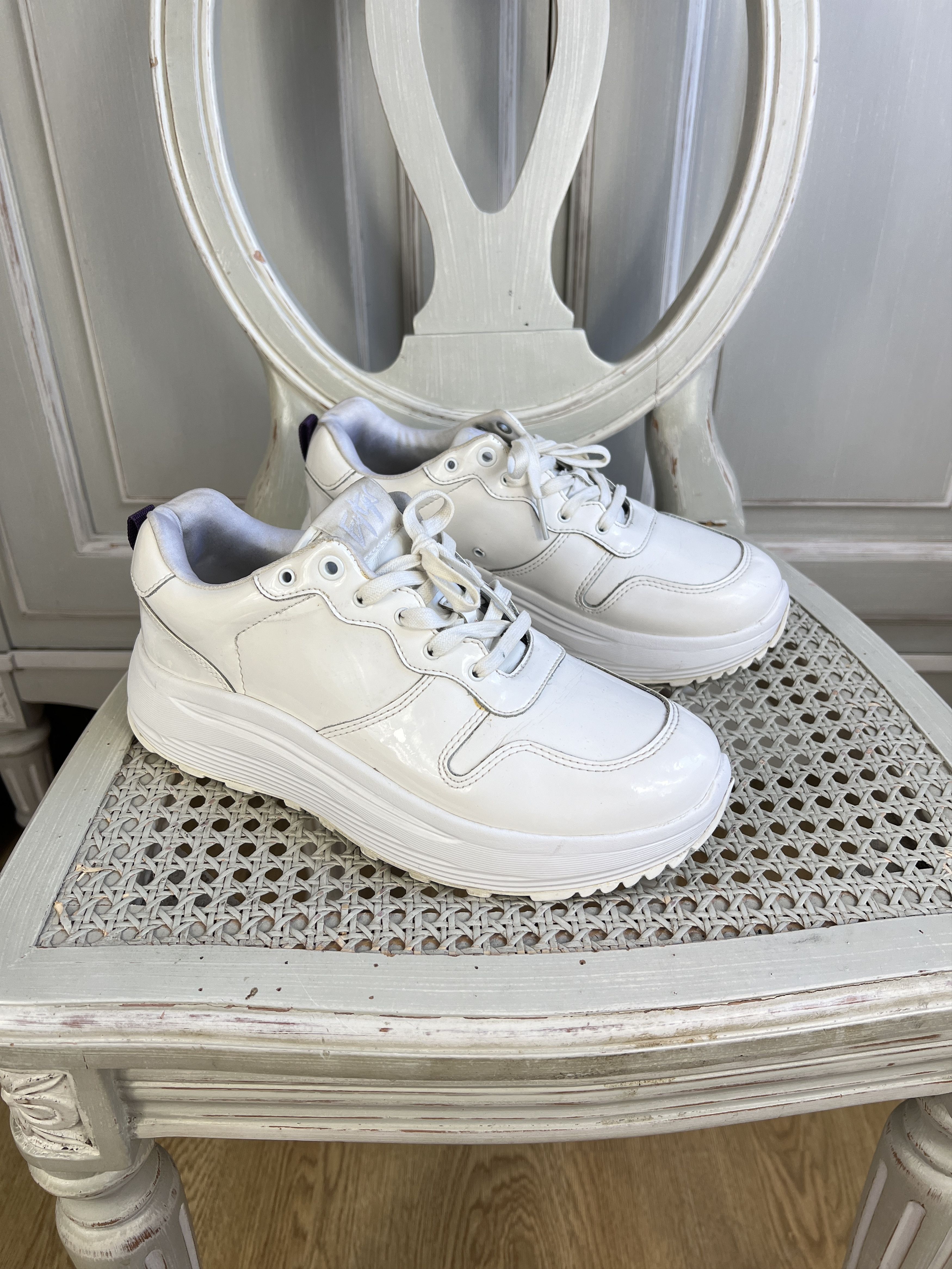 EYTYS WHITE PLATFORM SNEAKERS