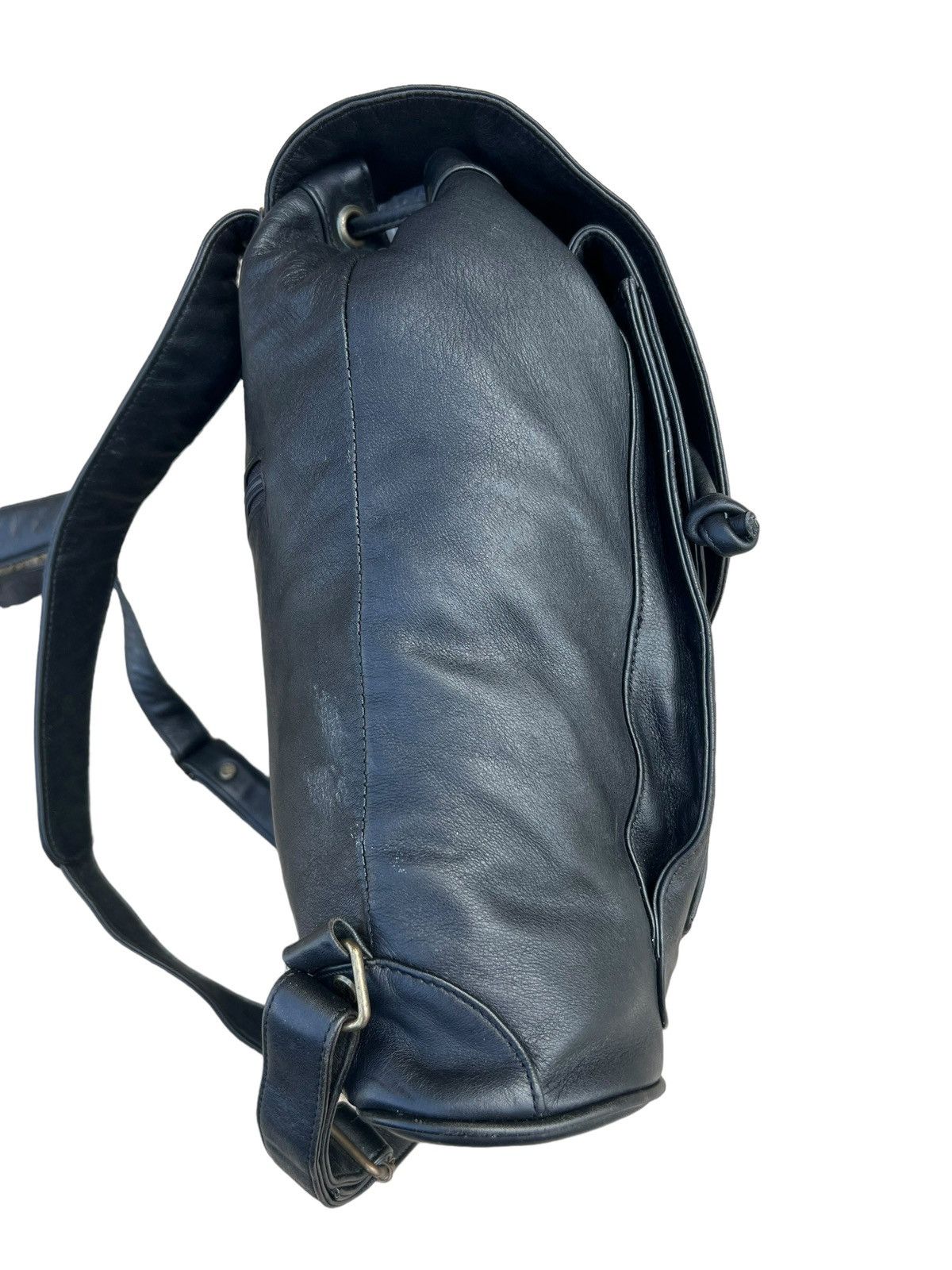 BREE Vintage BREE All Black Leather Backpack Size ONE SIZE - 16 Thumbnail