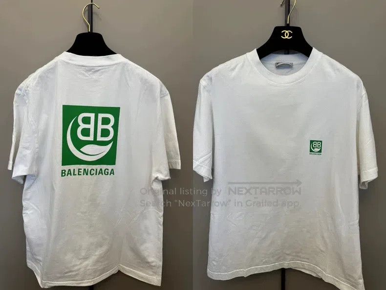 Balenciaga Balenciaga Printed short sleeve Size US S / EU 44-46 / 1 - 1 Thumbnail
