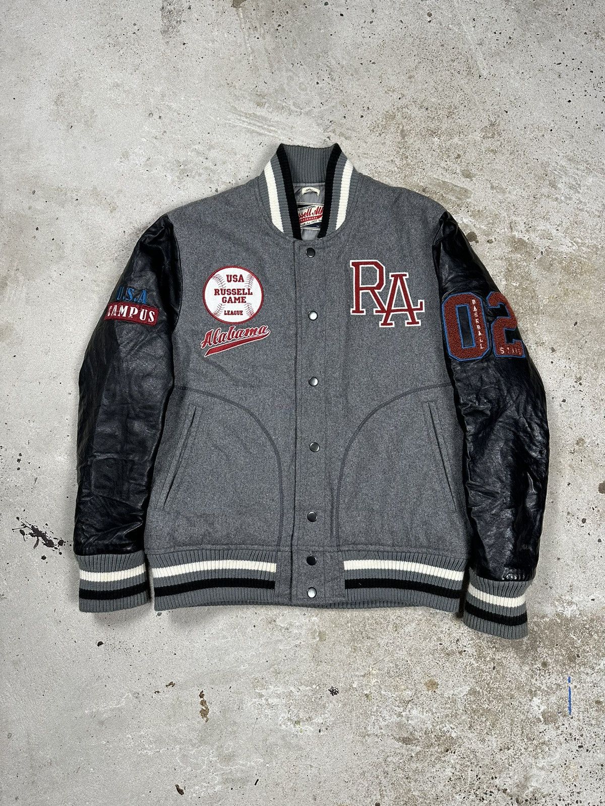 Russell Athletic × Vintage Vintage Y2K Russell Athletic Alabama Varsity Jacket Bomber Size US S / EU 44-46 / 1 - 15 Thumbnail
