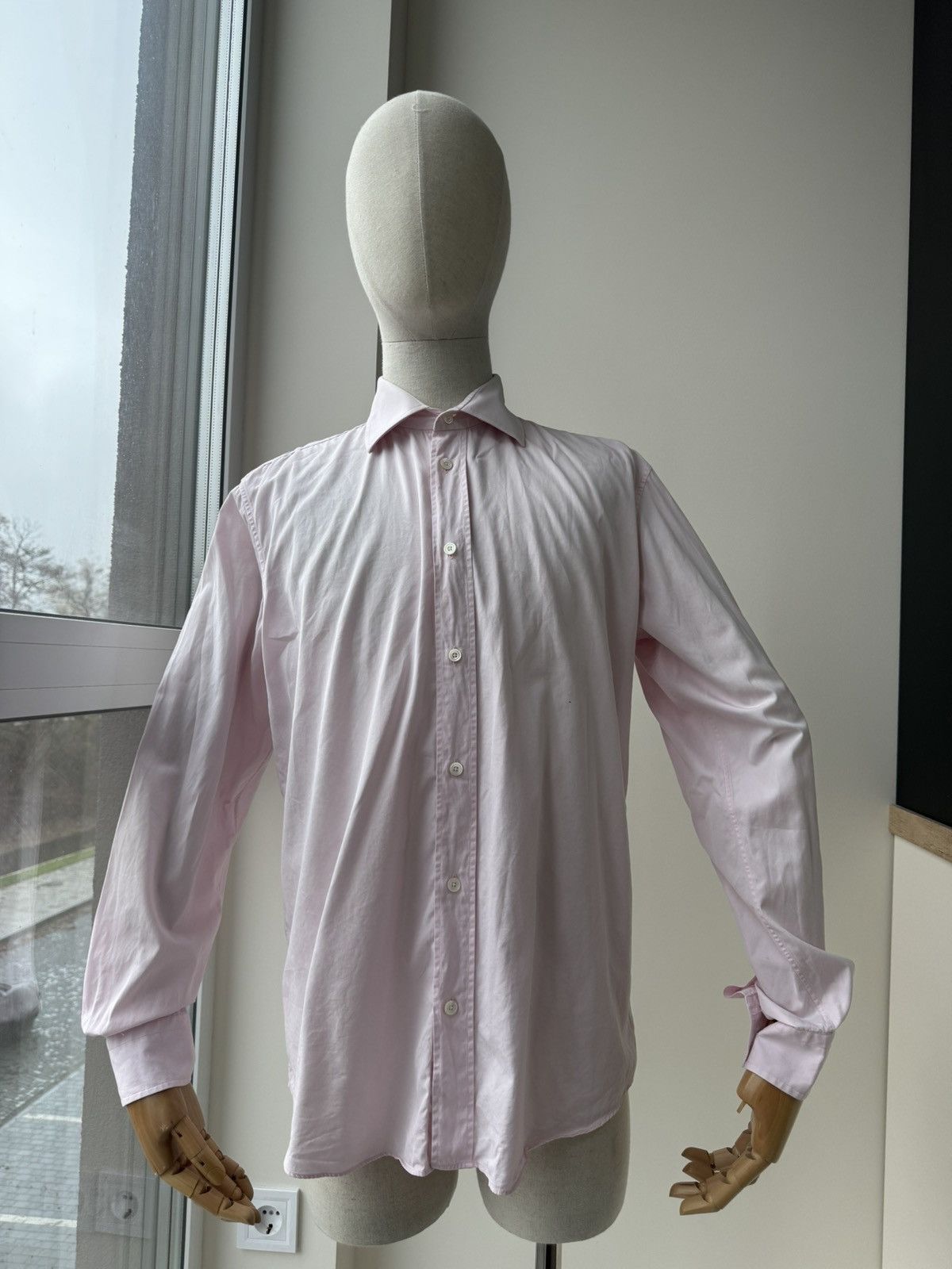Hermes Vintage Hermes Shirts Button Ups M-L Size US L / EU 52-54 / 3 - 1 Thumbnail