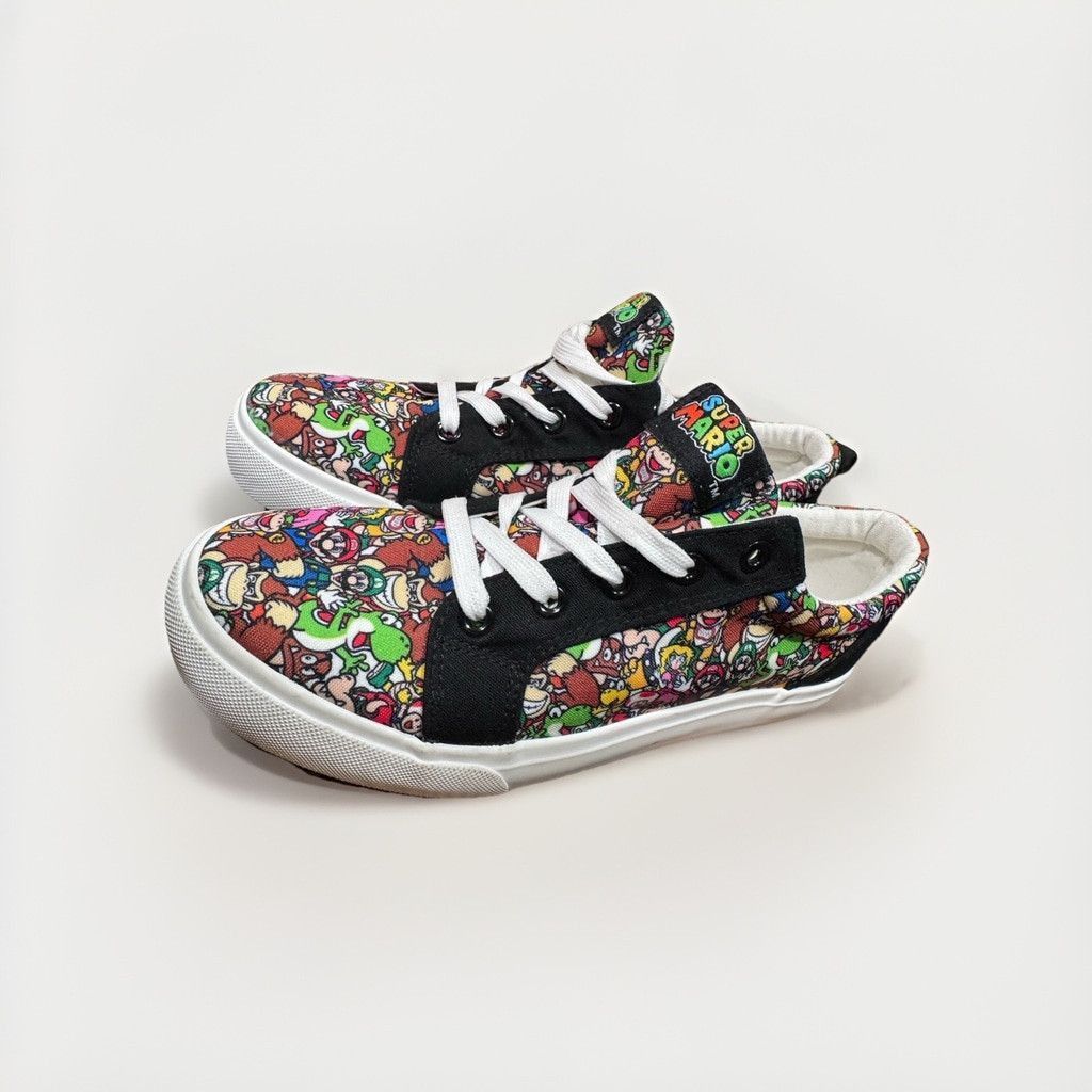 Nintendo Super Mario Character Sneakers authentic 6 Men’s, 8 Women Size US 8 / IT 38 - 2 Thumbnail