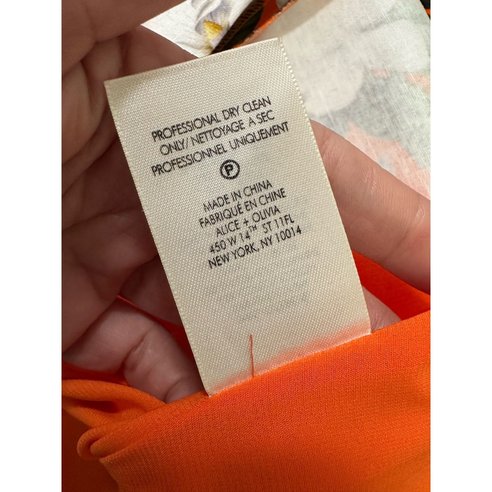 Alice + Olivia Alice + Olivia orange white floral mini dress size 2 Size XS / US 0-2 / IT 36-38 - 5 Thumbnail