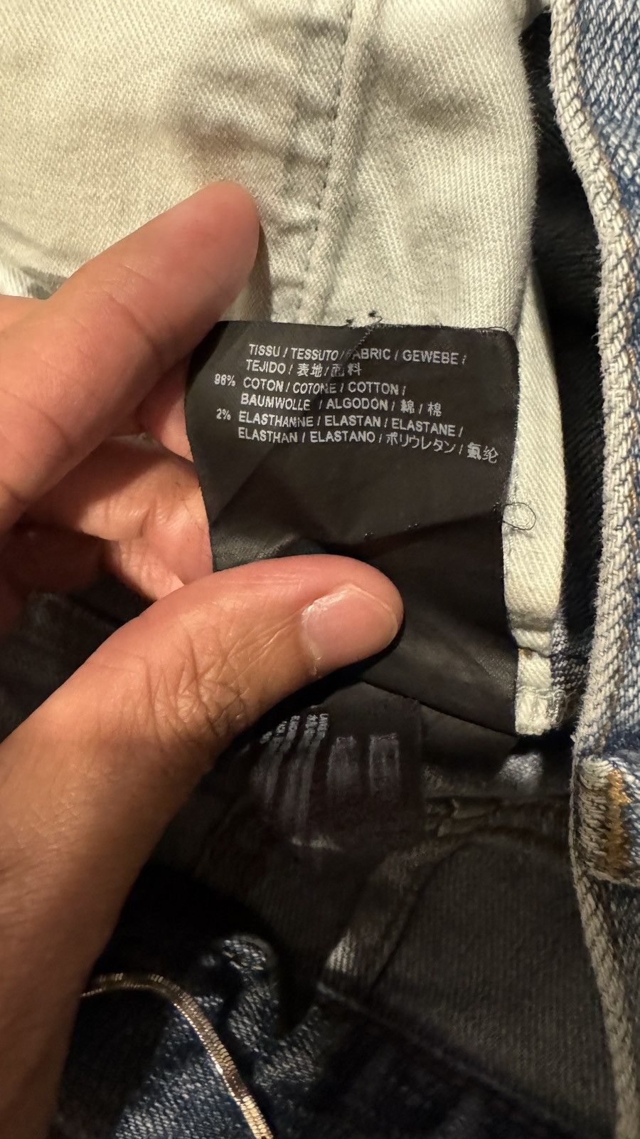 Saint Laurent Paris 2015 AW Crash Denim Size US 29 - 6 Thumbnail