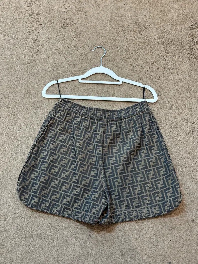 Fendi Fendi FF printed shorts with classic FF logo Size 25" / US 0 / IT 36 - 1 Thumbnail