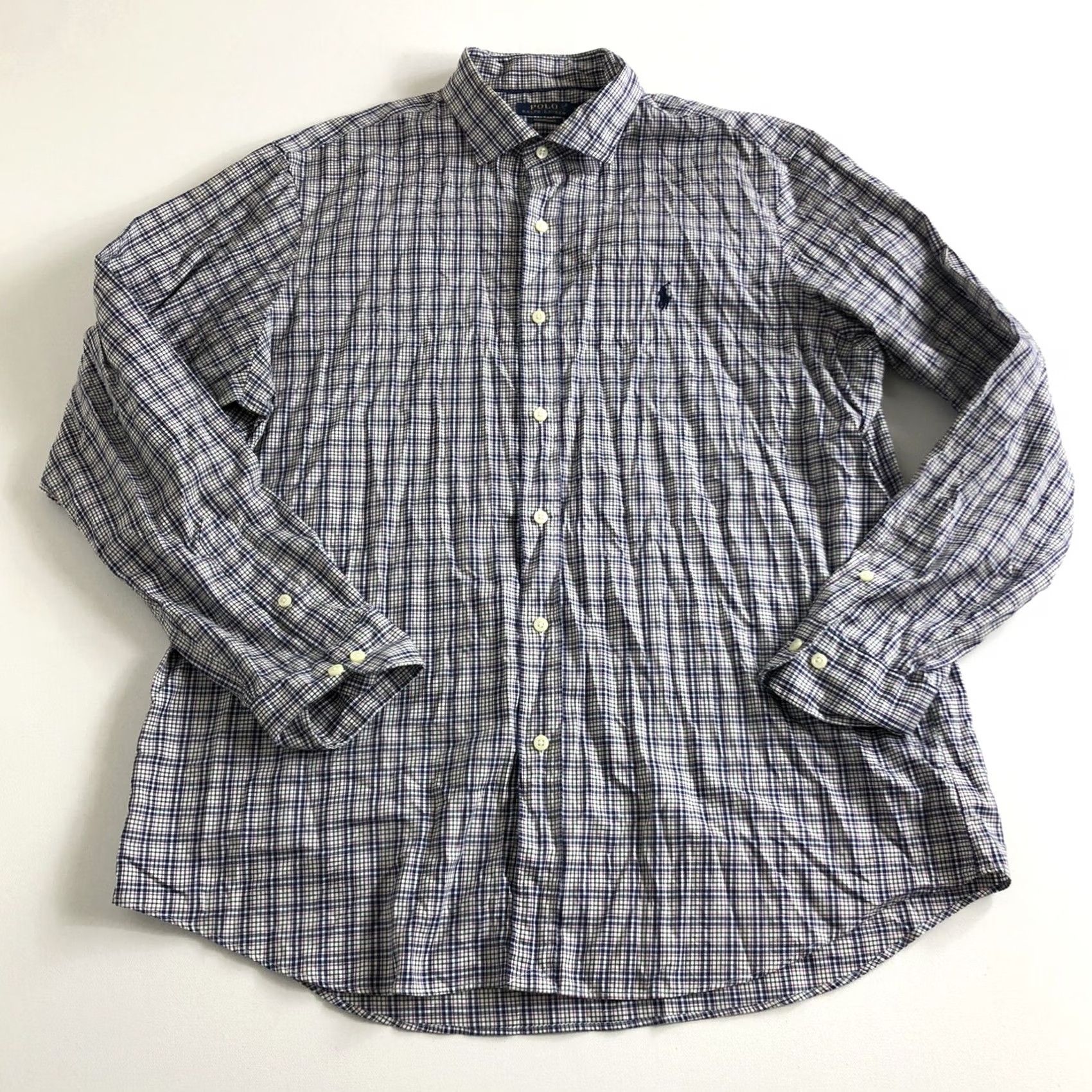 Polo Ralph Lauren Polo Ralph Lauren Shirt Mens 2XL Performance Size Plaid Long Sleeve Size US XXL / EU 58 / 5 - 2 Thumbnail