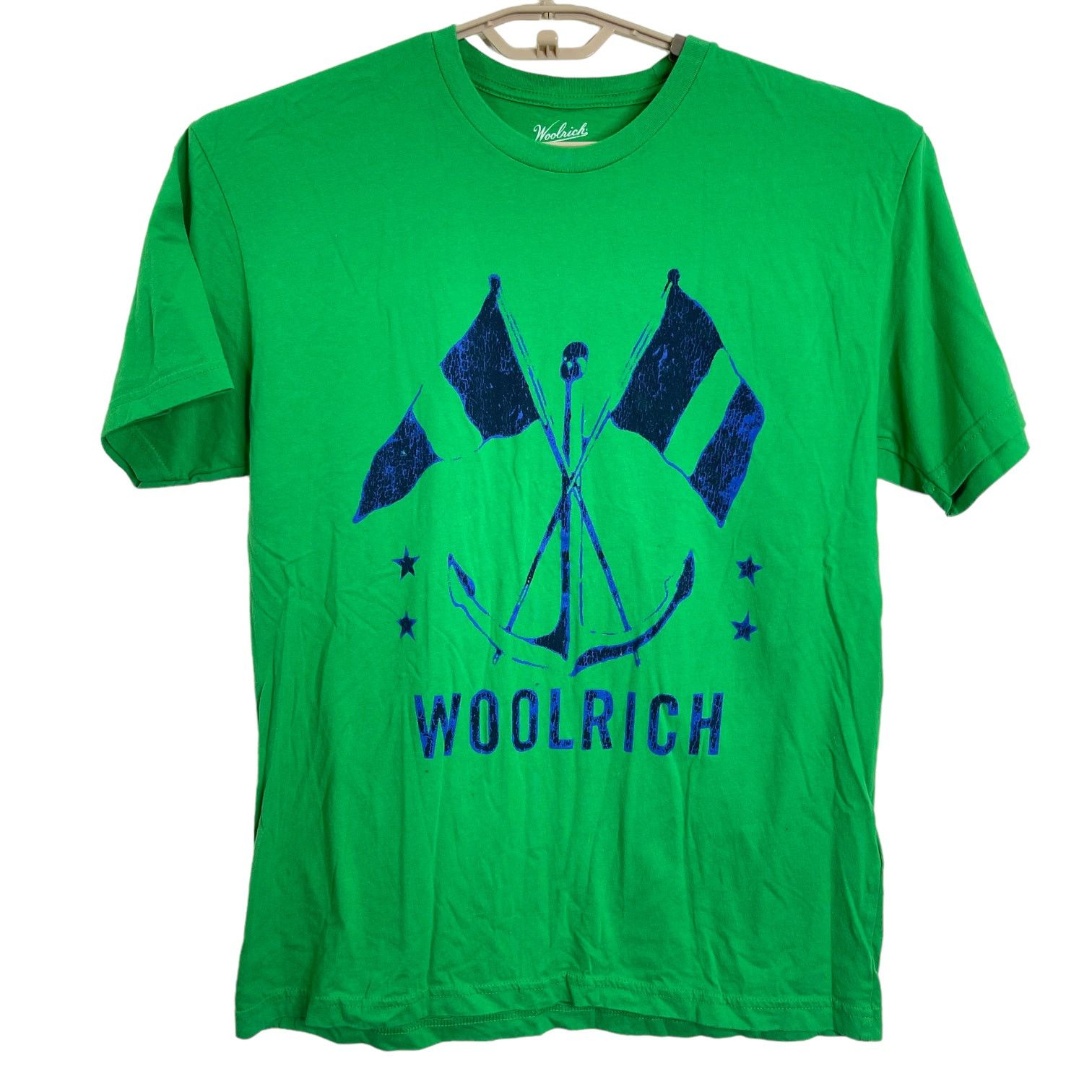 Woolrich Woolen Mills Woolrich Graphic Tee Shirt Anchors Flags Green Medium NWT Size US M / EU 48-50 / 2 - 1 Thumbnail