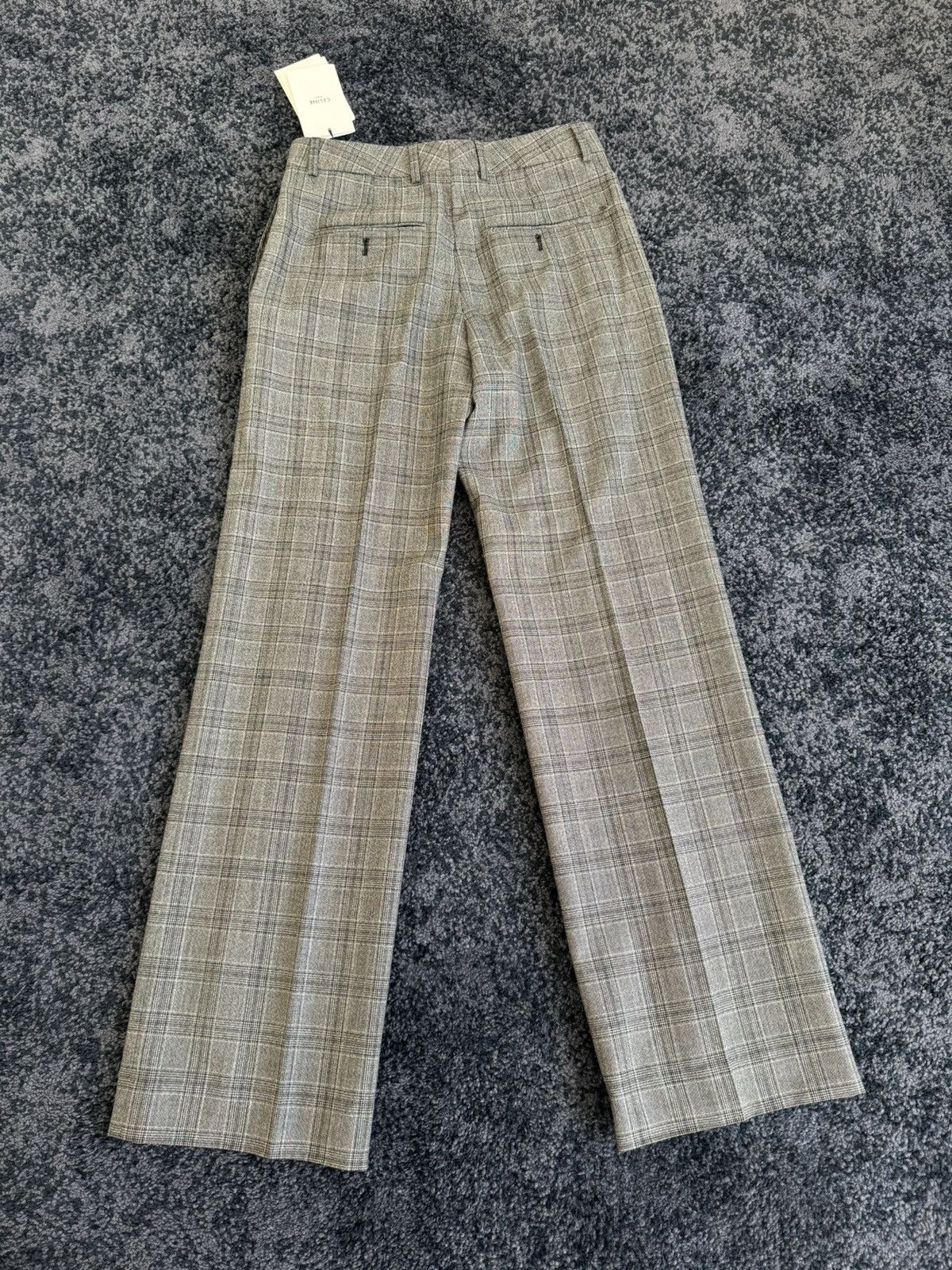 Celine × Hedi Slimane FW23 Prince Of Wales Straight Pants sz46/48/50/52/54 Size 50S - 5 Thumbnail
