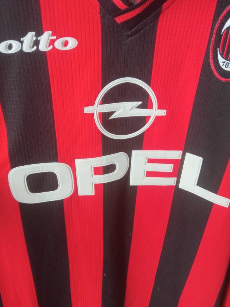 Lotto Sport 1997/1998AC Milan Lotto vintage longsleeve jersey t Size US L / EU 52-54 / 3 - 5 Thumbnail