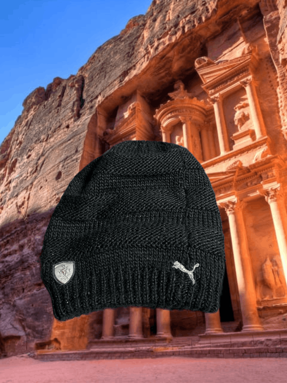 Ferrari × Puma Hats black Vintage Puma x Ferrari Y2K logo Streetwear Size ONE SIZE - 1 Thumbnail