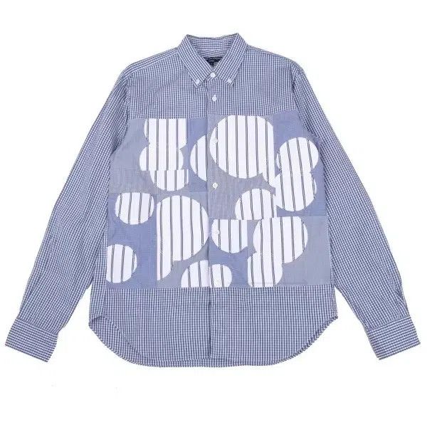 Comme des Garcons Comme Des Garcons Blue Vintage Plaid Shirt Top Size L / US 10 / IT 46 - 1 Thumbnail