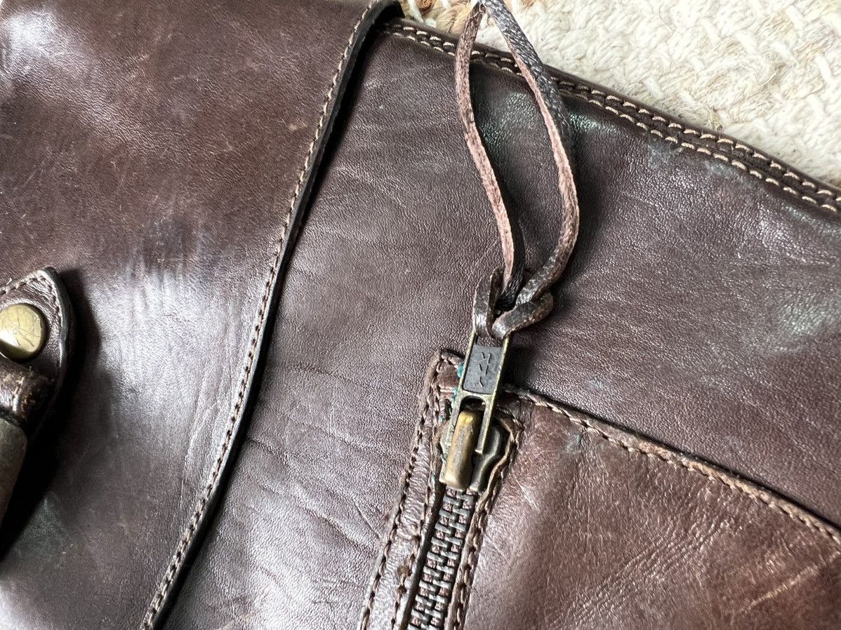 Vintage Vintage leather belted zippers high boots Size US 9 / IT 39 - 9 Thumbnail