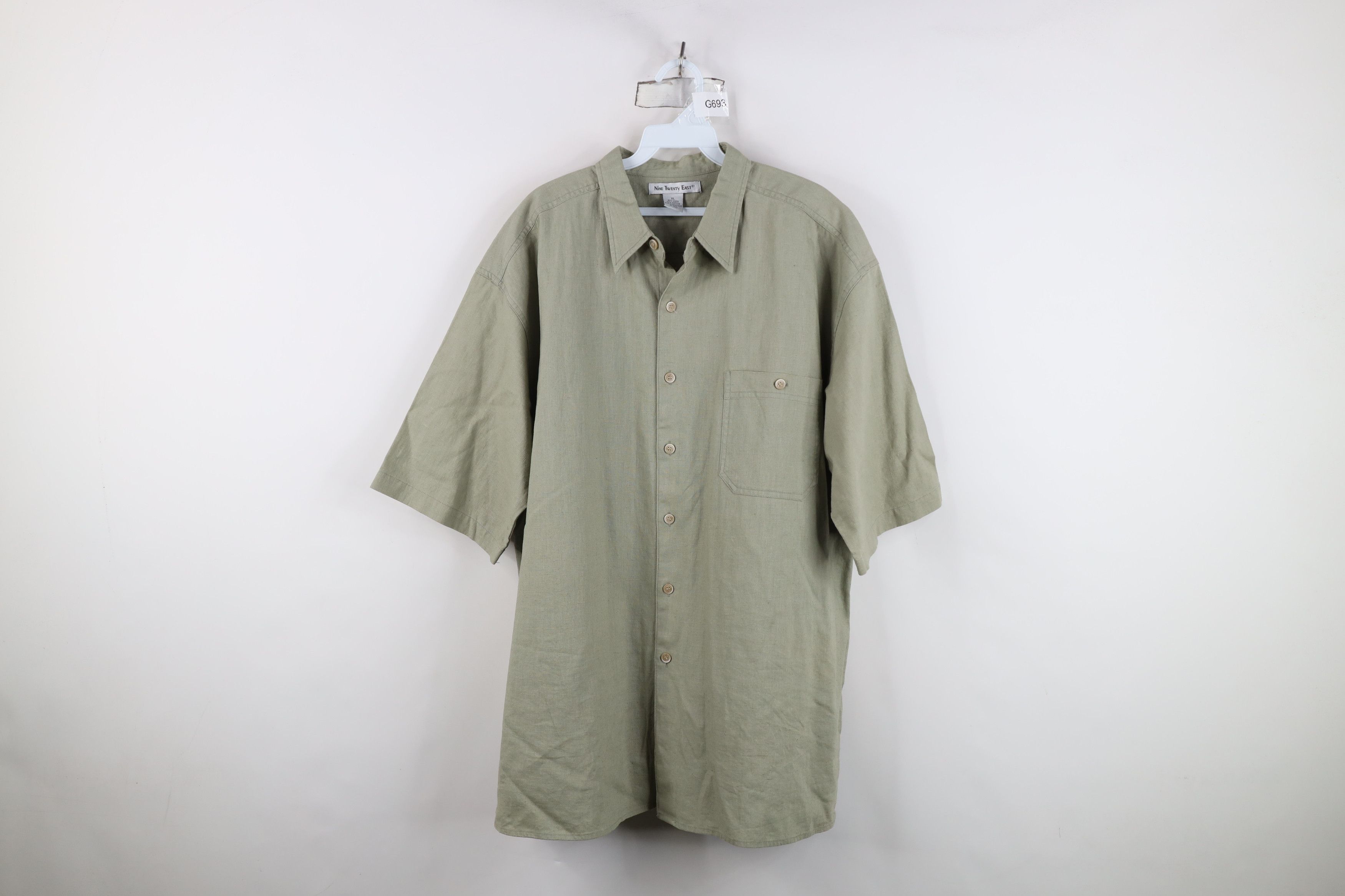 Vintage Vintage 90s Streetwear Blend Baggy Fit Collared Button Shirt Size US XL / EU 56 / 4 - 1 Thumbnail