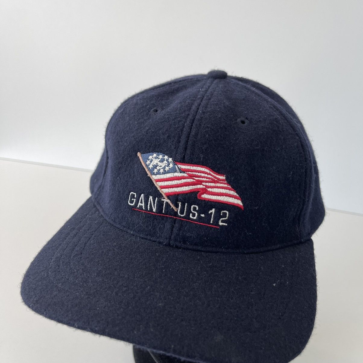 Gant Gant USA US-12 Vintage Wool Baseball Cap Blue Size ONE SIZE - 6 Thumbnail
