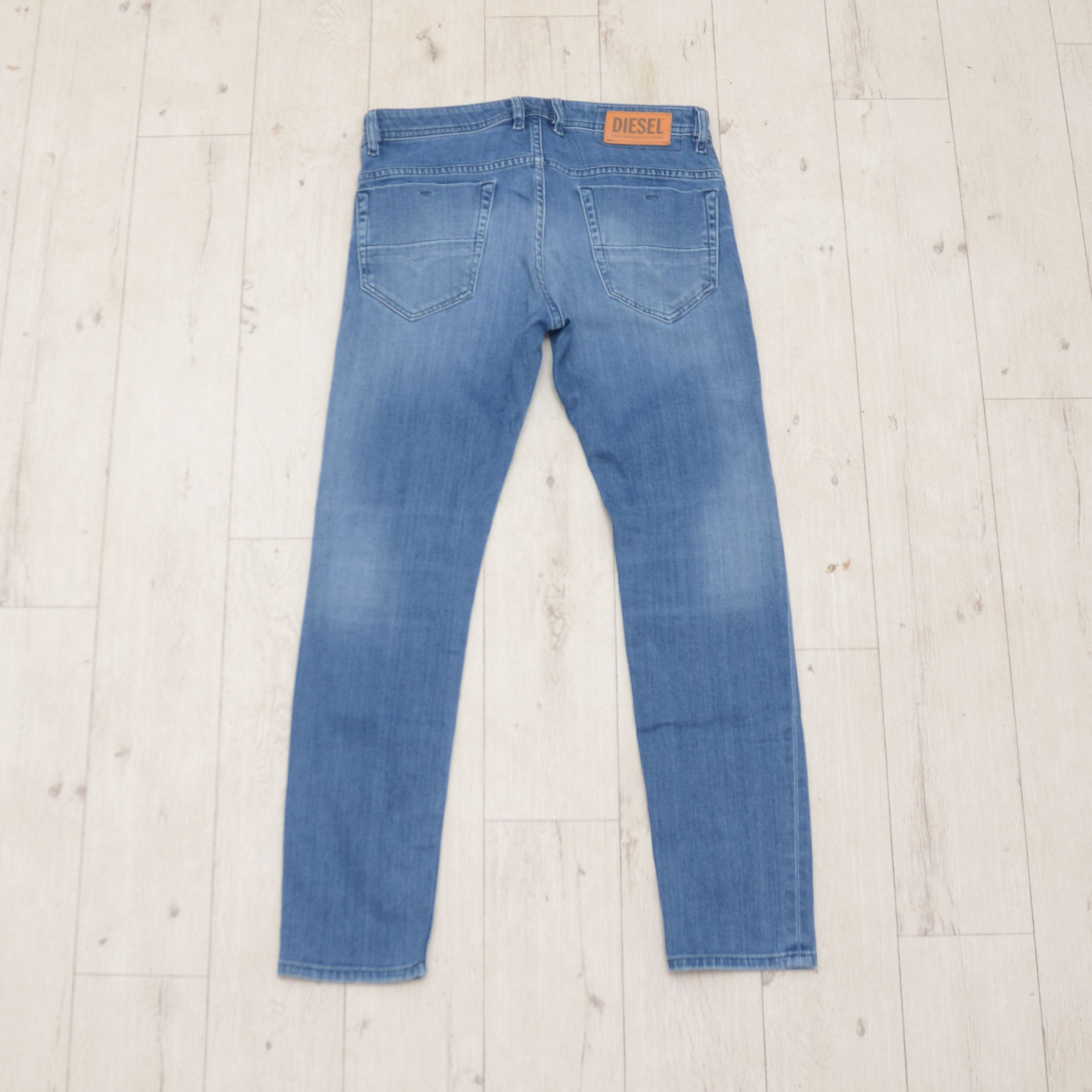 Diesel Jeans Men 32x30 Thommer Slim Skinny Stretch Acid Wash