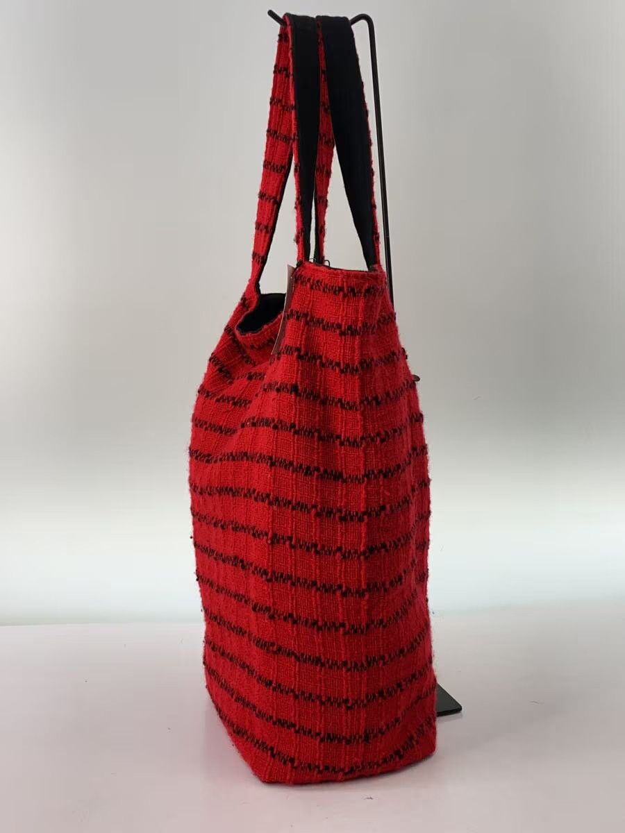 Y's × Yohji Yamamoto Tweed Striped Tote Bag Size ONE SIZE - 2 Thumbnail