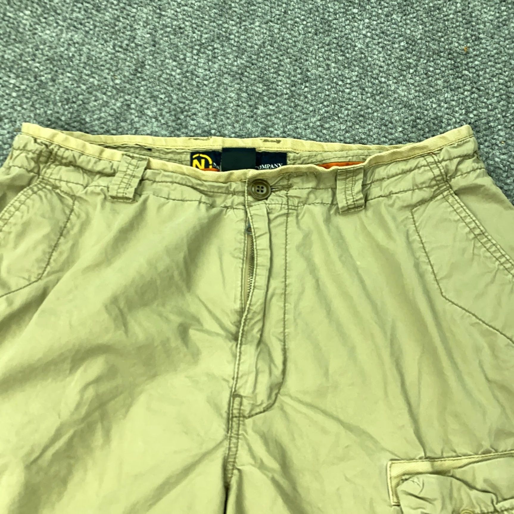 Nautica Nautica Jeans Company Shorts Mens 36 Khaki Cargo Multi Pocket Grunge Skate Y2K Size US 36 / EU 52 - 2 Thumbnail