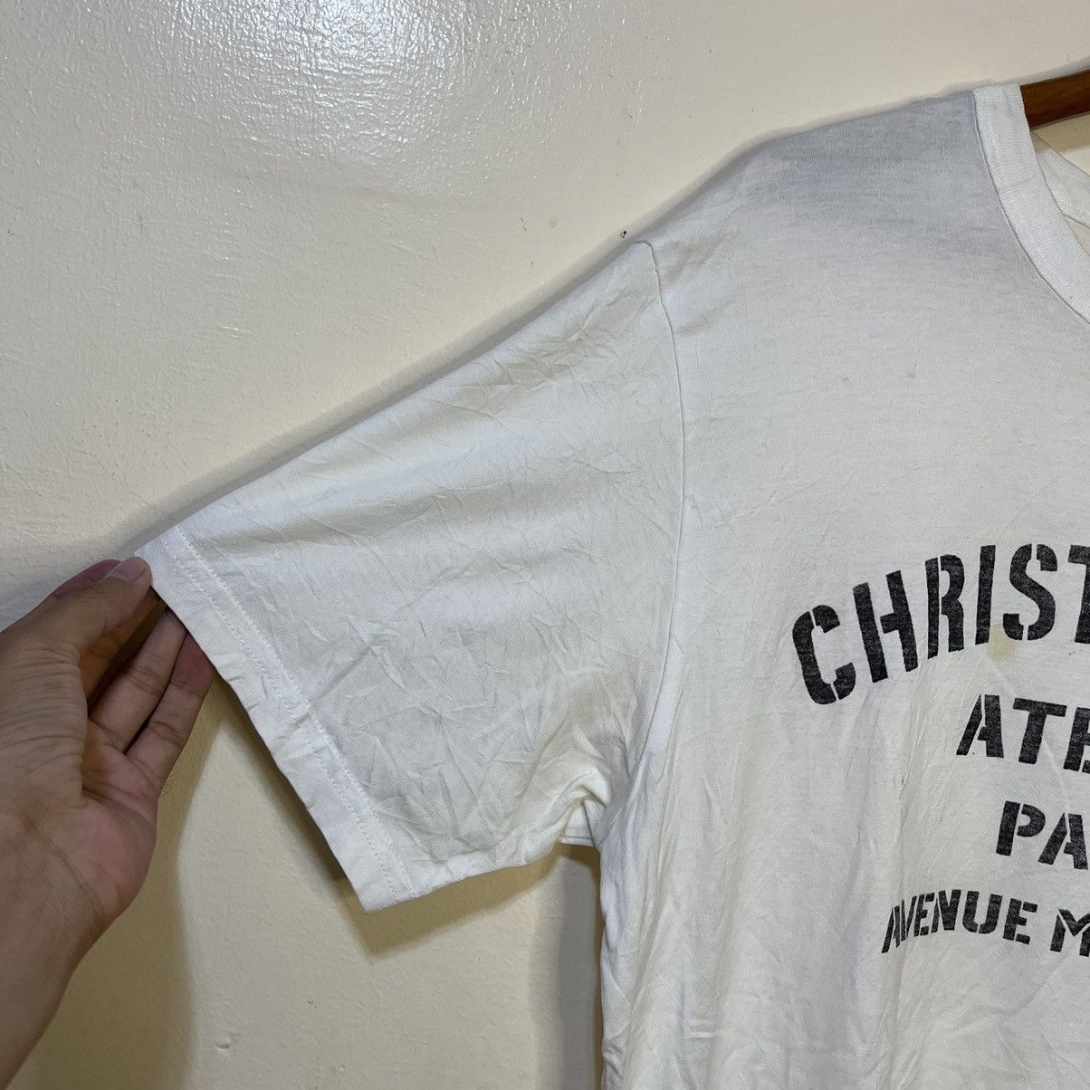 Dior Christian Dior Atelier Avenue Montaigne Logo White Shirt Size US L / EU 52-54 / 3 - 7 Thumbnail