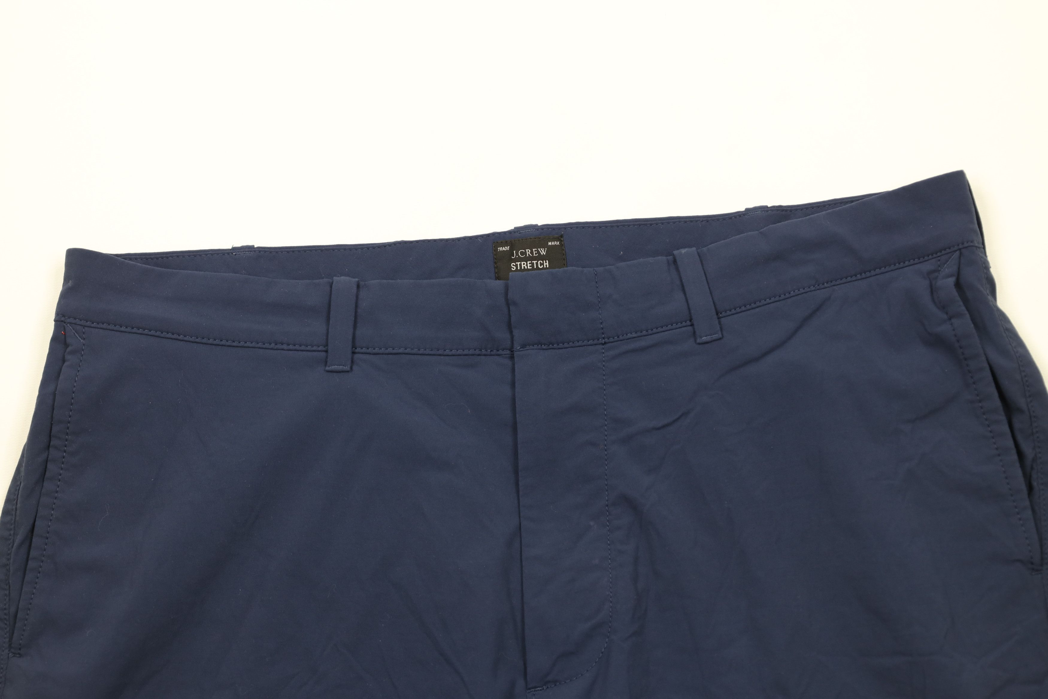 J.Crew × Vintage J Crew Tech Above Knee Golfing Golf Chino Shorts Navy Blue Size US 35 - 2 Thumbnail