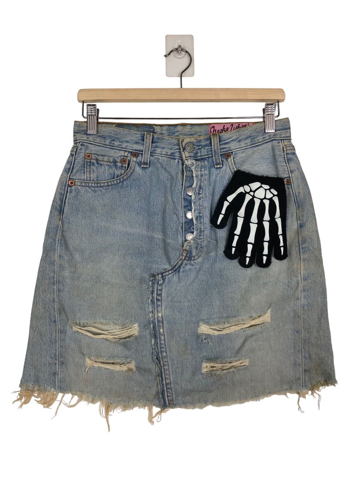 Levi's 🔥RARE VINTGE MINI SKIRT LEVI’S USA DENIM Size 28" / US 6 / IT 42 - 1 Thumbnail