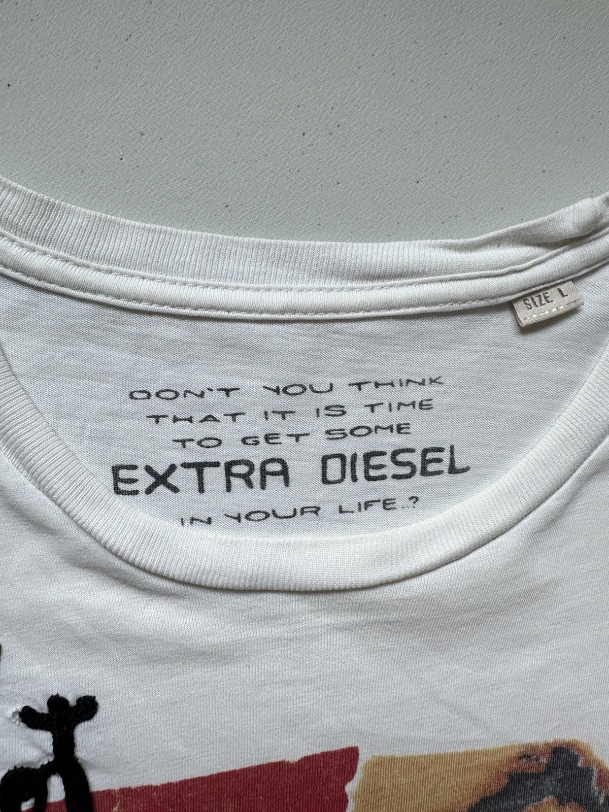 Diesel Diesel Box Logo Tee Oversized Size US L / EU 52-54 / 3 - 8 Thumbnail