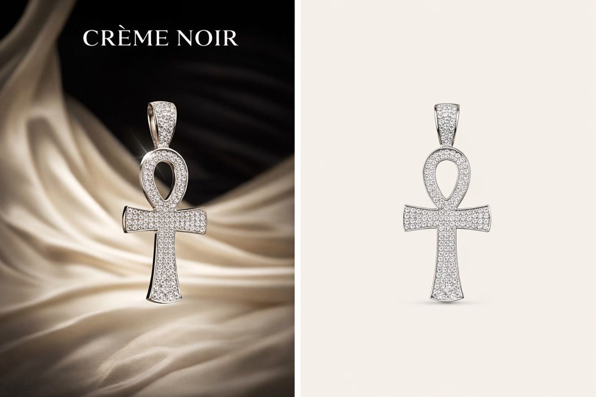 Other Diamond Ankh pendant + Necklace Size ONE SIZE - 2 Thumbnail