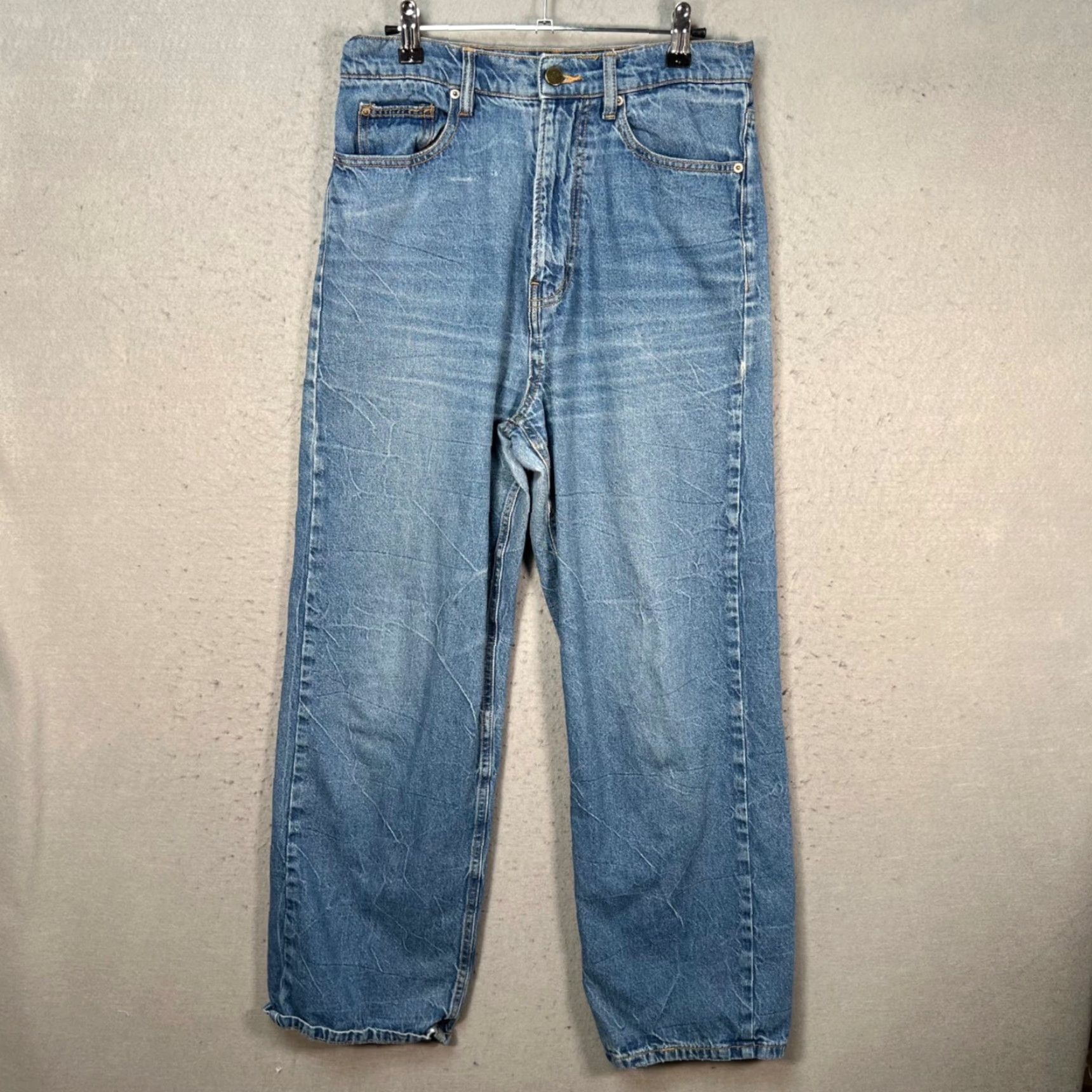 Bdg BDG Womens Jeans 27 High-Waisted Relaxed Fit Blue Denim 100% Cotton Size 27" / US 4 / IT 40 - 2 Thumbnail