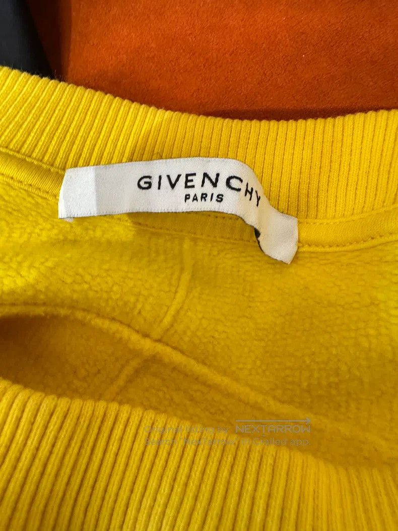 Givenchy Givenchy Yellow Sweatshirt Size US M / EU 48-50 / 2 - 3 Thumbnail