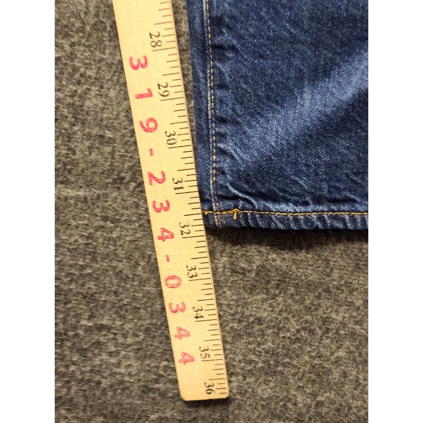 American Eagle Outfitters American Eagle Outfitters Jeans Mens 30x32 Athletic Fit Straight Leg Button Fly Blue Denim Cotton Polyester Casual Size US 30 / EU 46 - 6 Thumbnail