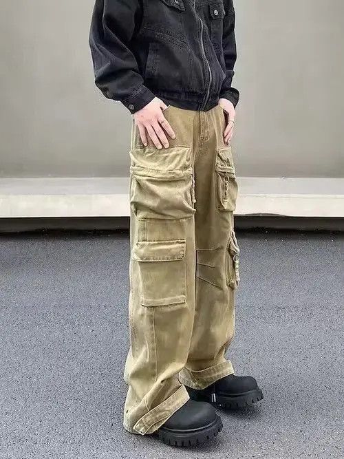 Japanese Brand Cargo Beige Jeans Size US 30 / EU 46 - 3 Thumbnail