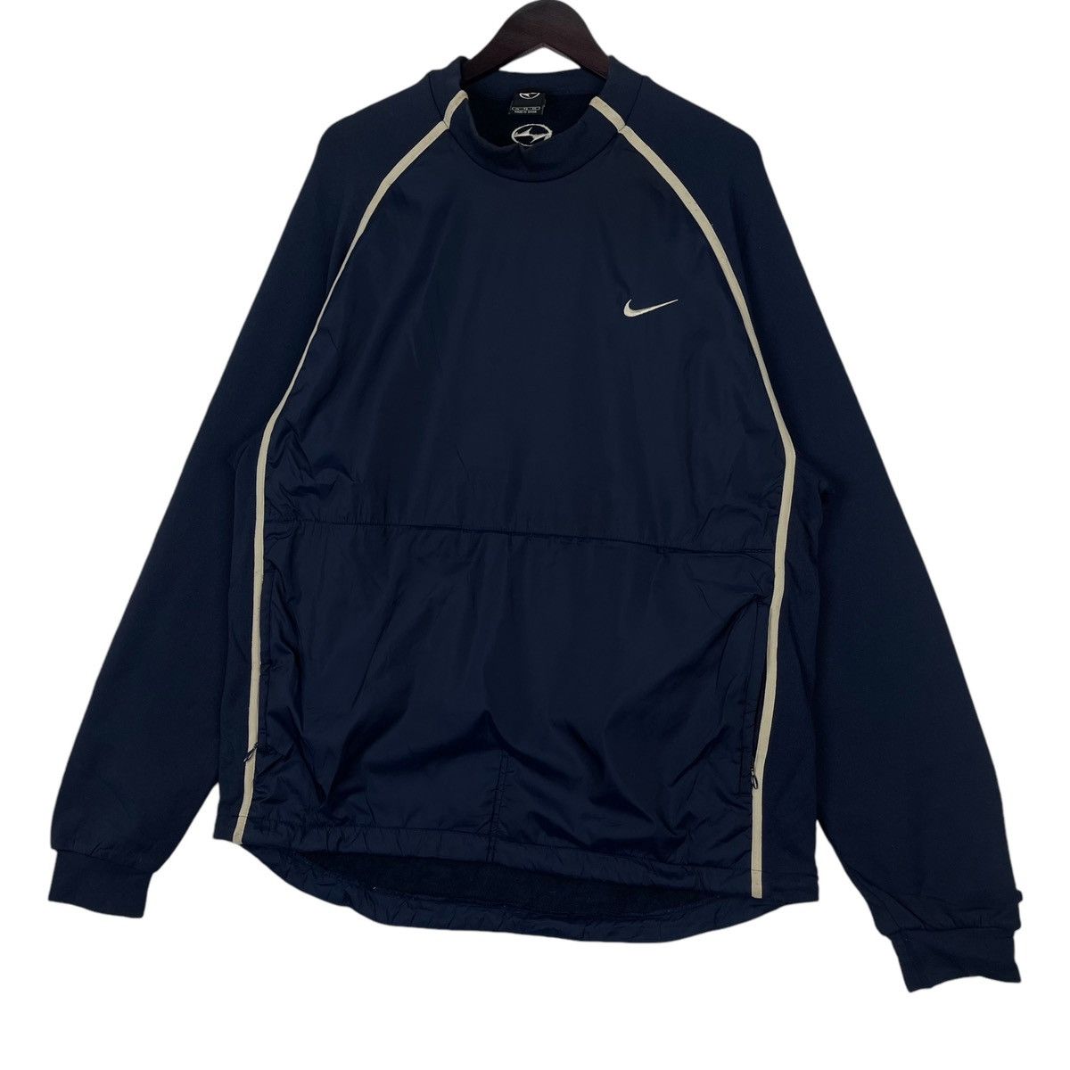 Nike × Vintage Vintage Nike Fit Navy Blue Pullover Jumper Size XL Size US XL / EU 56 / 4 - 2 Thumbnail