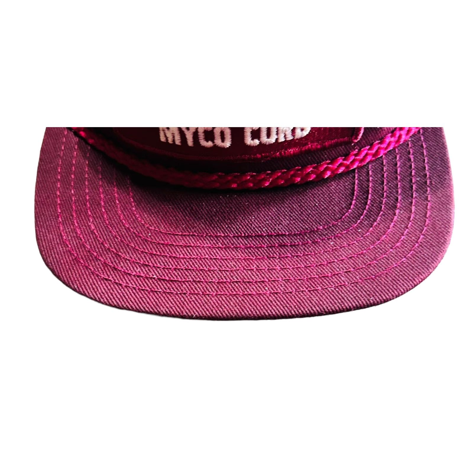 Vintage VINTAGE Animal Science Products Inc. Myco Curb Trucker Baseball Hat Cap Men’s Cap Red/Maroon Adjustable Hat Mens Hat Size ONE SIZE - 3 Thumbnail