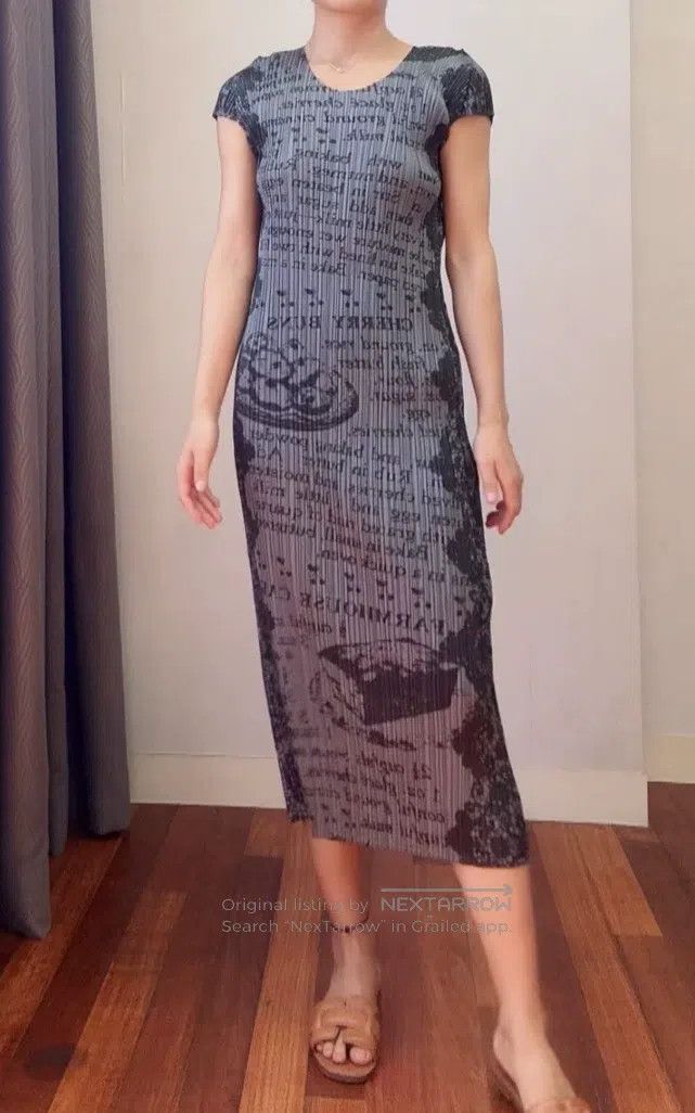 Issey Miyake Issey Miyake Baking Recipe Print Dress Size M / US 6-8 / IT 42-44 - 5 Thumbnail